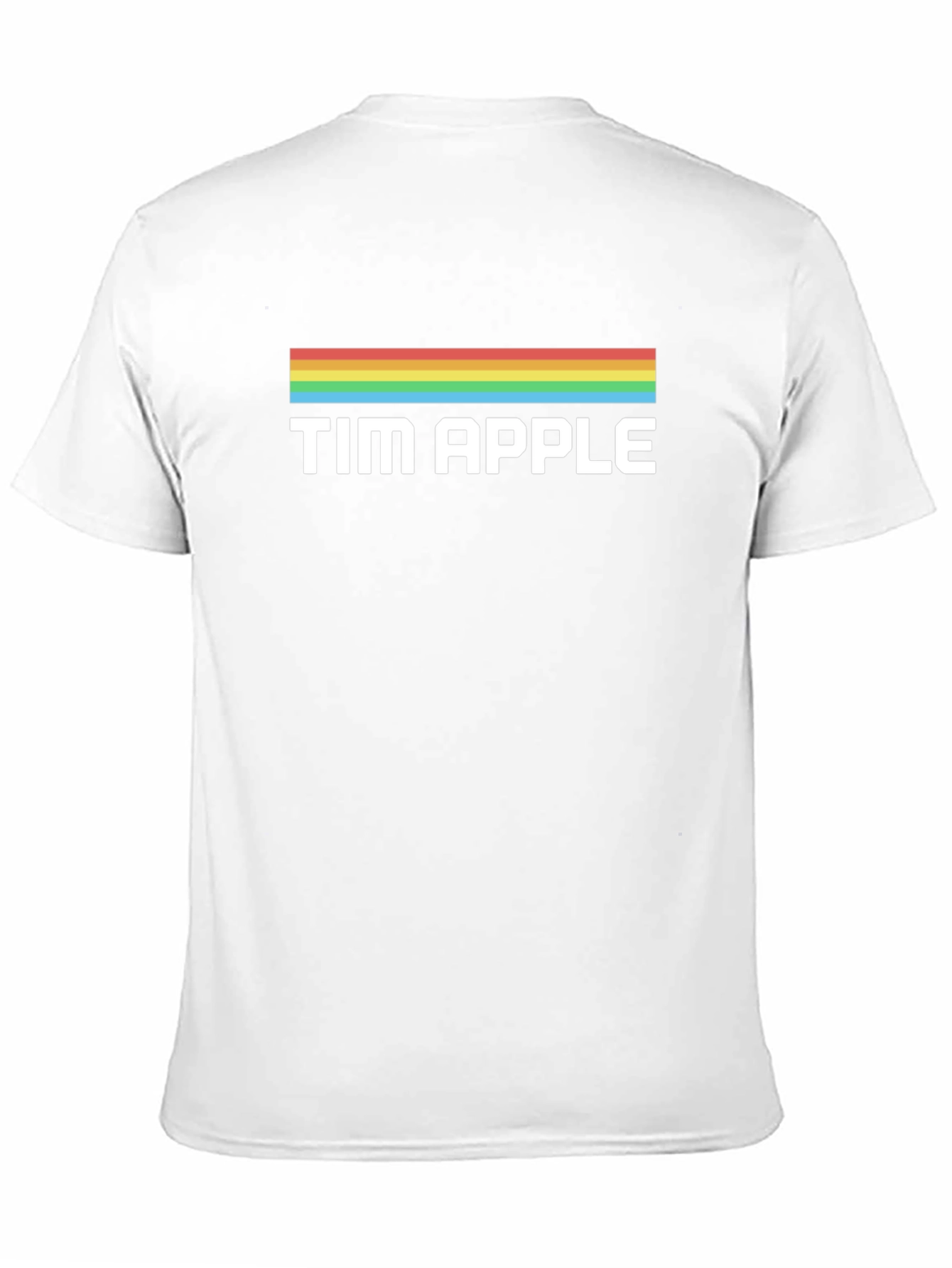 Tim Apple Rainbow T-Shirt - Black