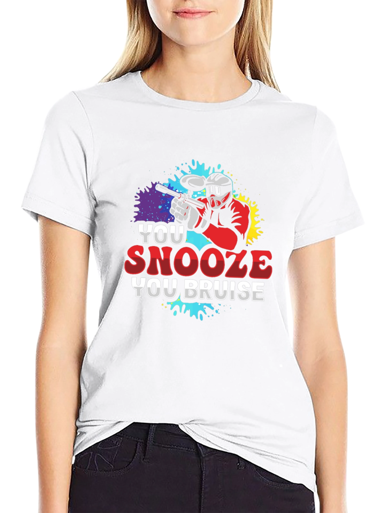 You Snooze You Bruise Paintball T-Shirt