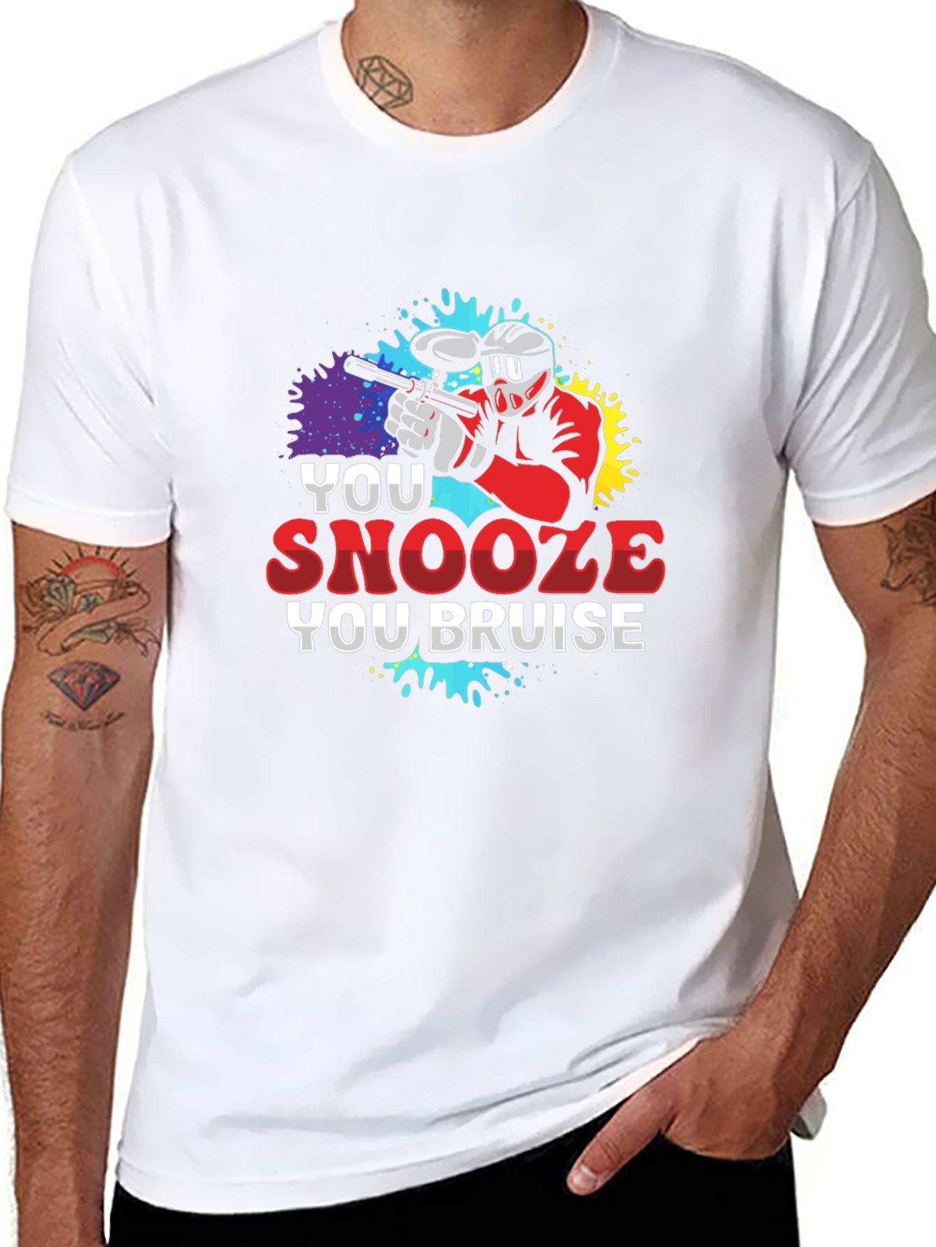 You Snooze You Bruise Paintball T-Shirt