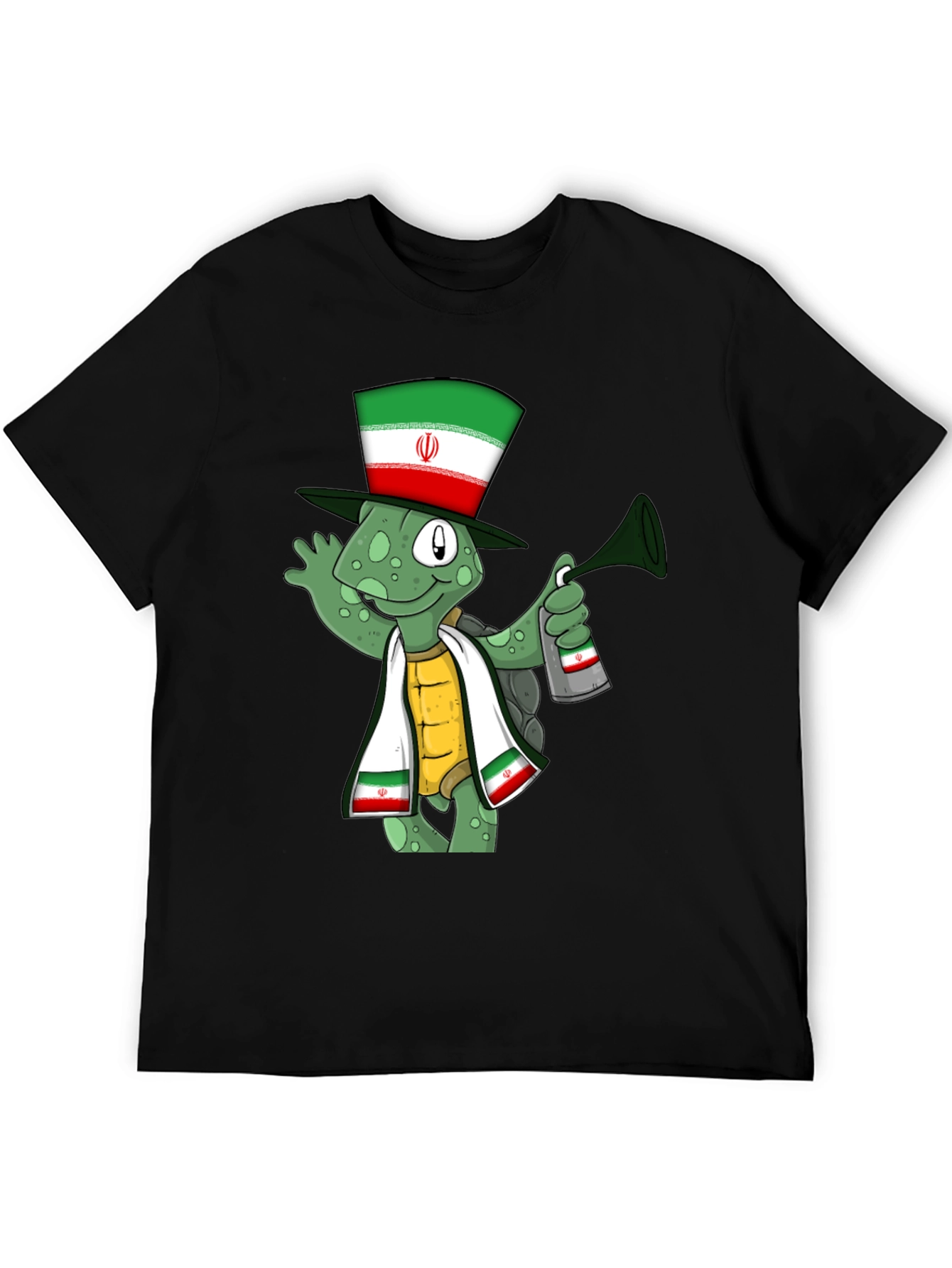Iran Flag Turtle T-Shirt