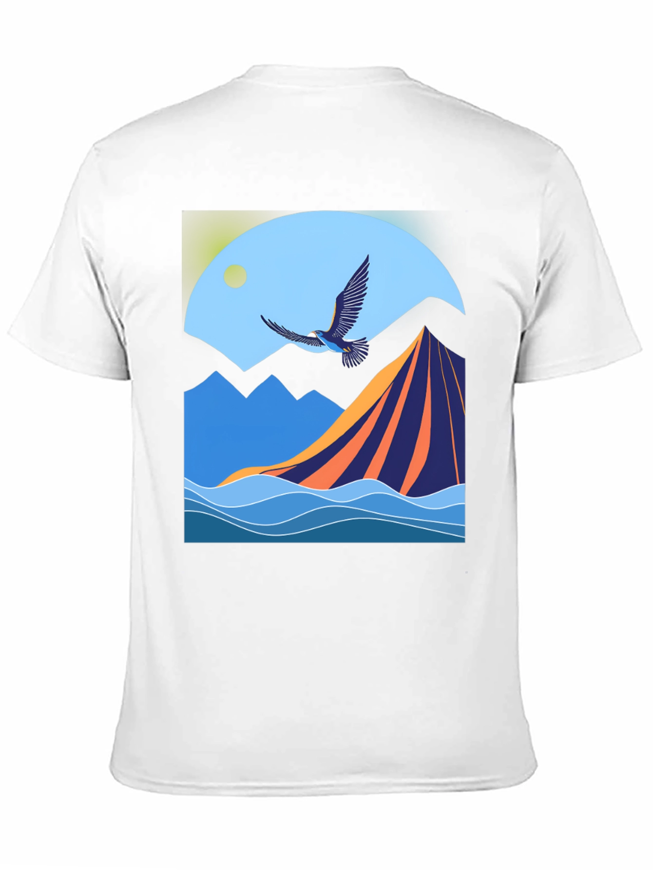 Mountain & Bird Graphic Tee