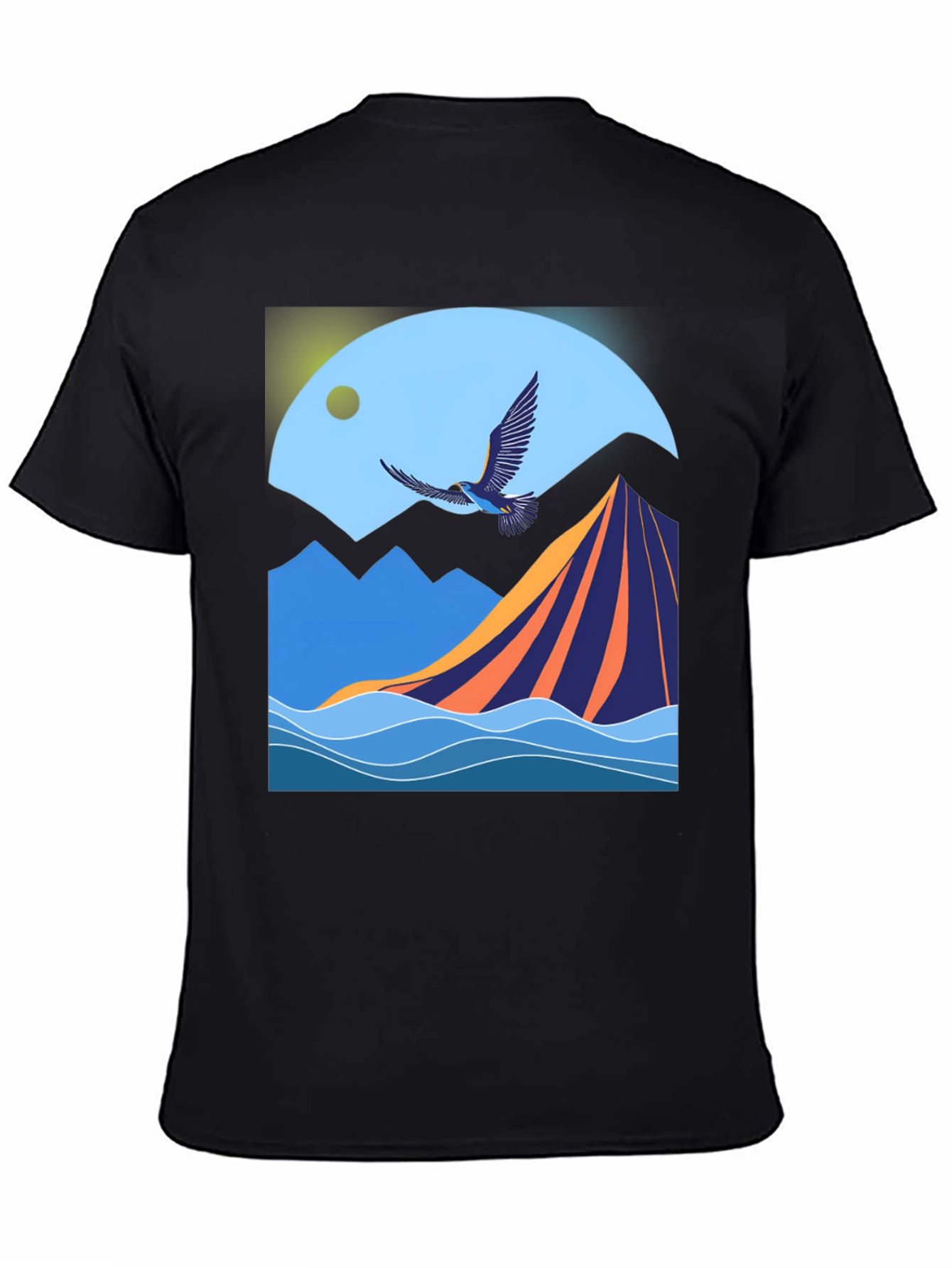 Mountain & Bird Graphic Tee