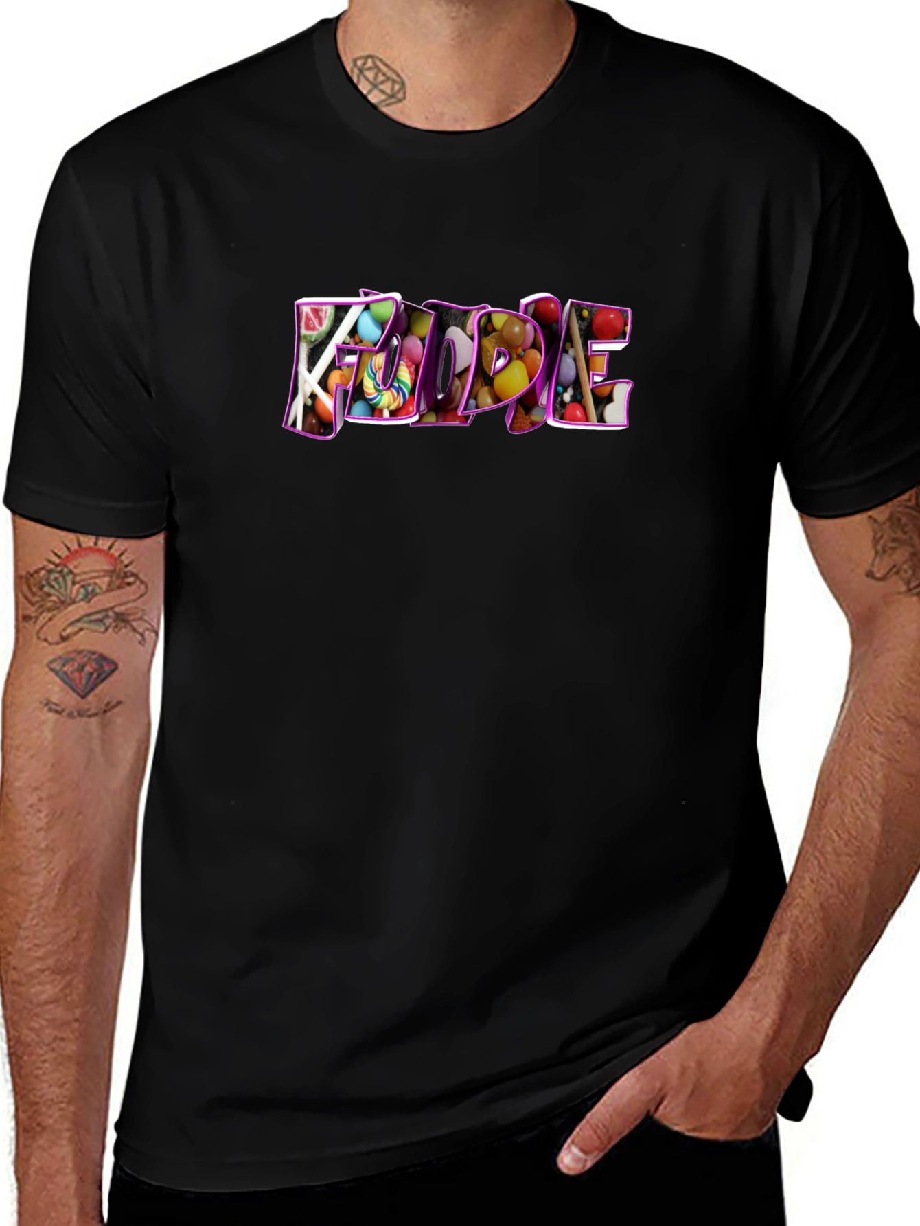 Candy Filled Word Art Graphic Tee