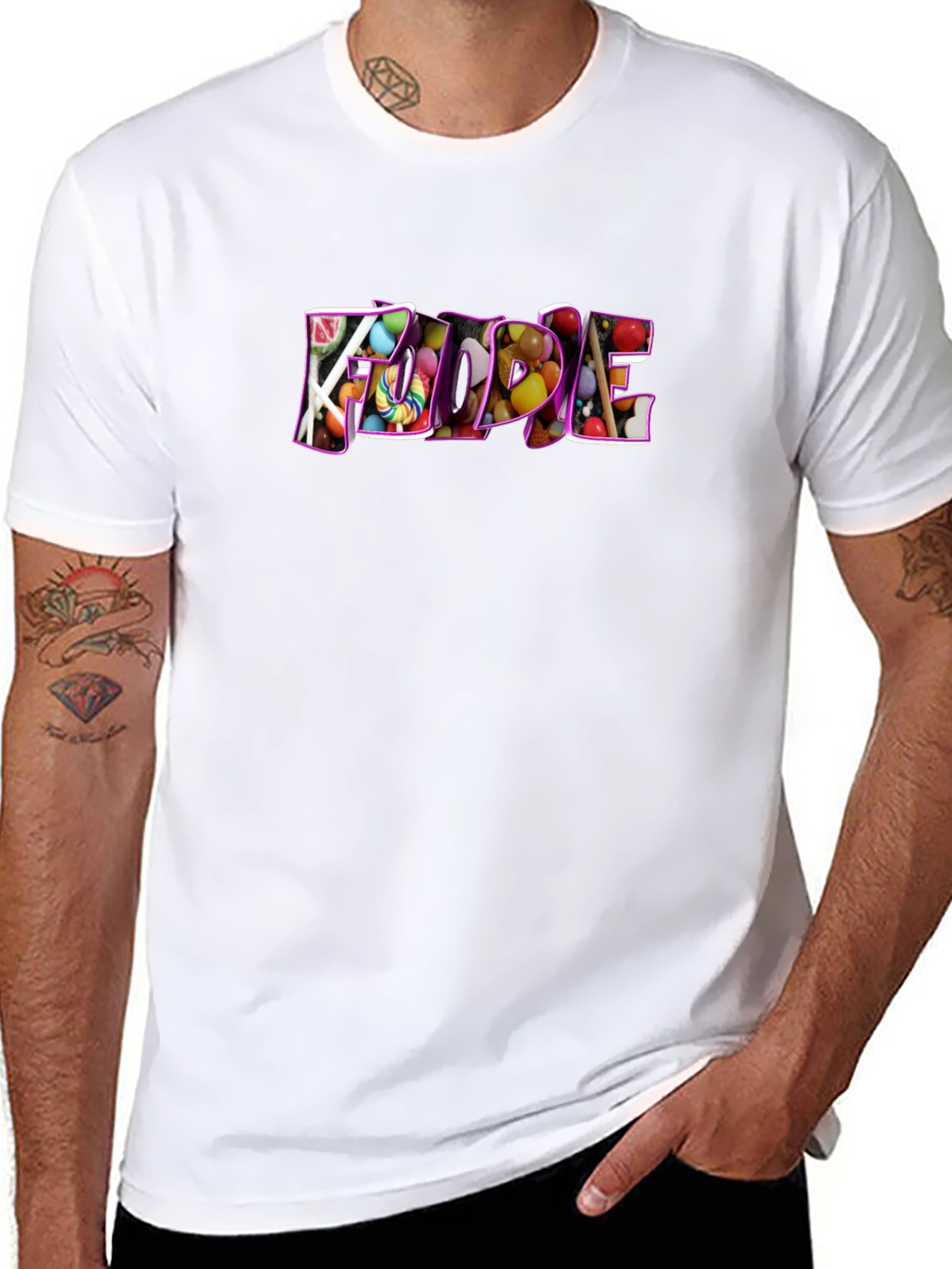 Candy Filled Word Art Graphic Tee