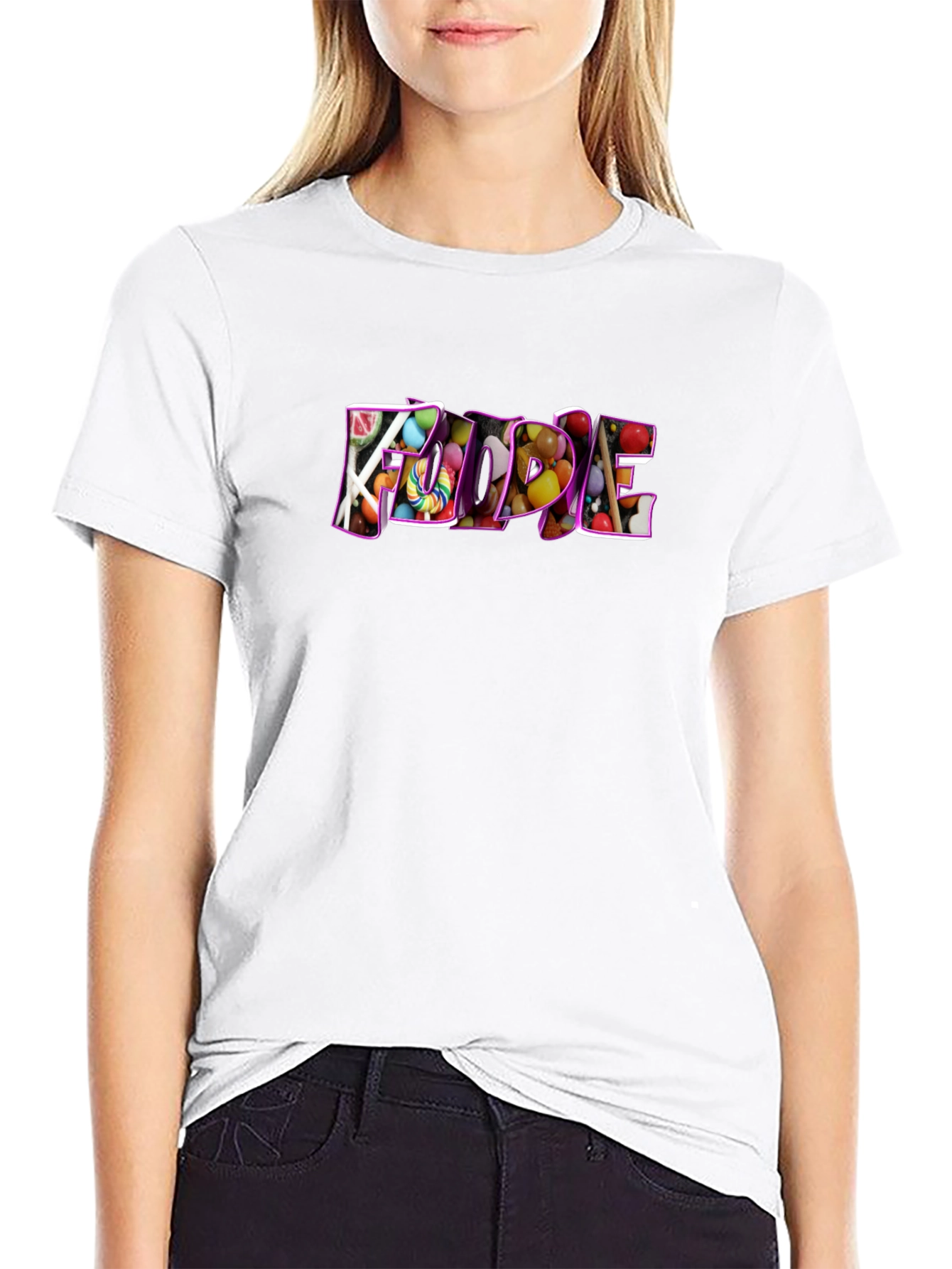 Candy Filled Word Art Graphic Tee