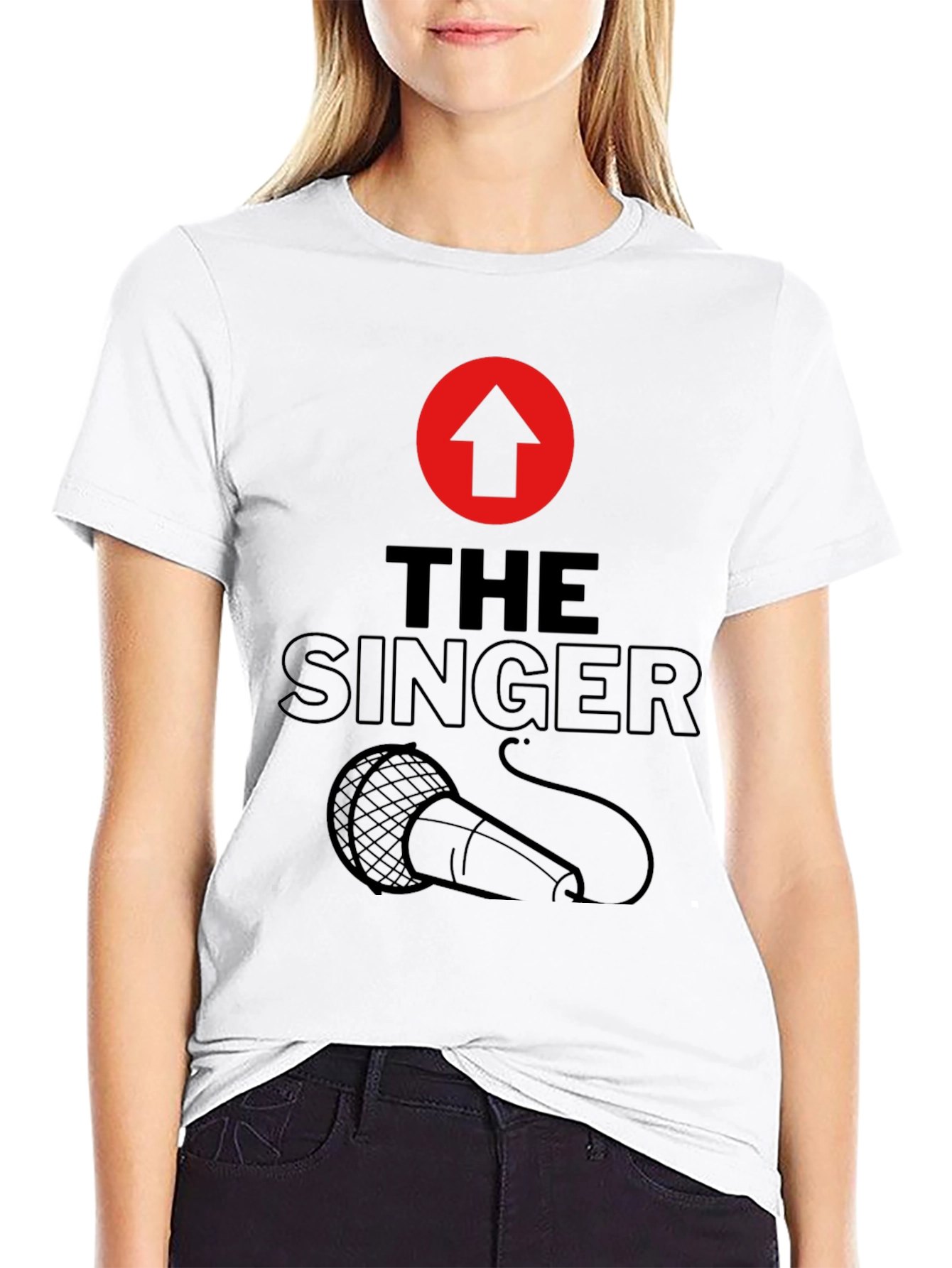 The Singer Graphic Tee - Black