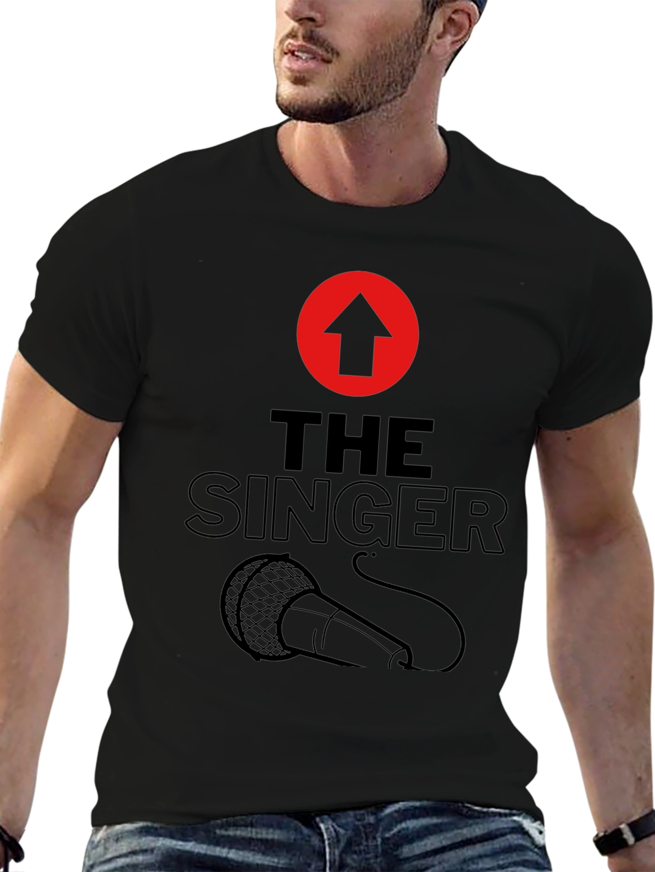 The Singer Graphic Tee - Black