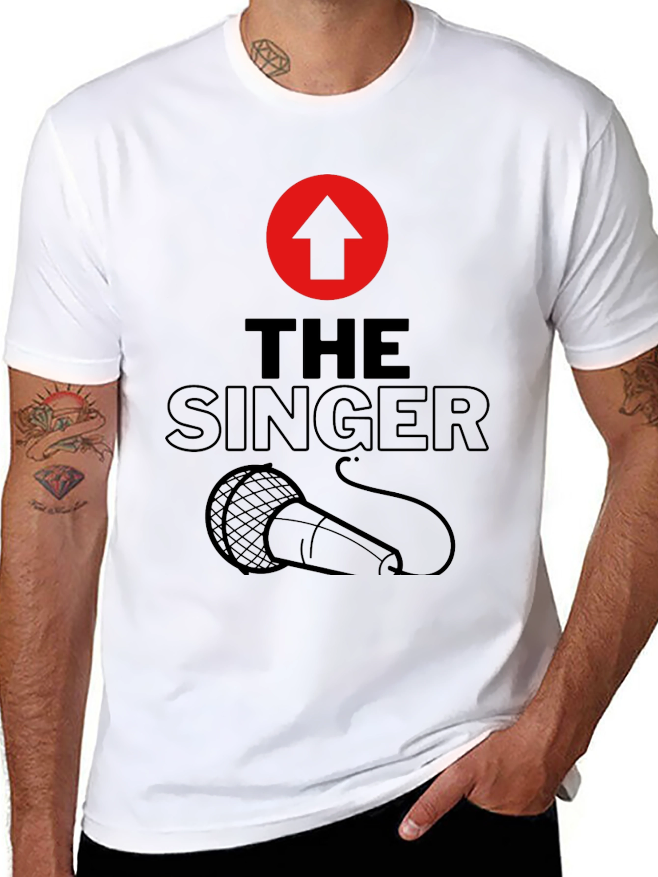 The Singer Graphic Tee - Black