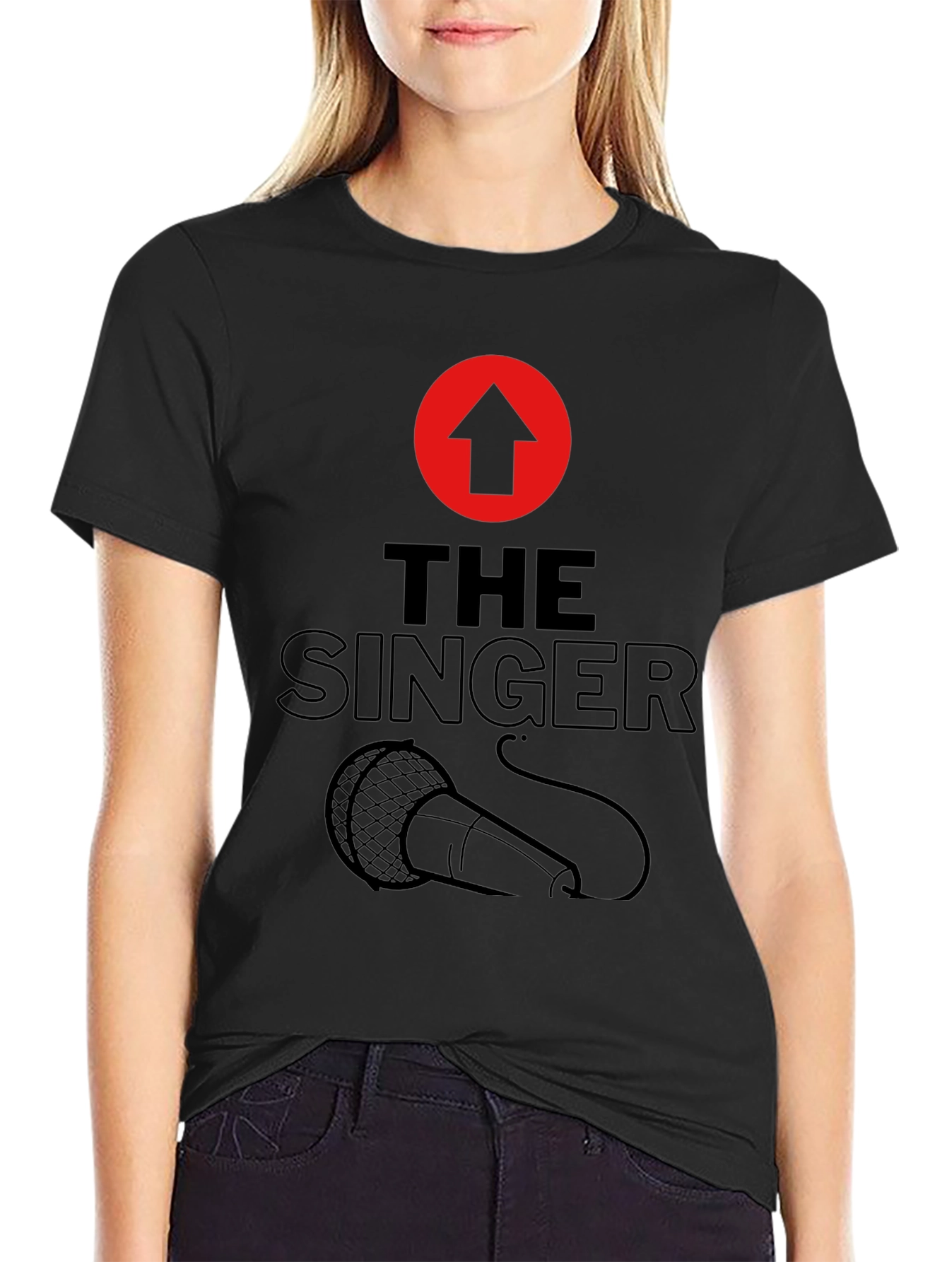 The Singer Graphic Tee - Black