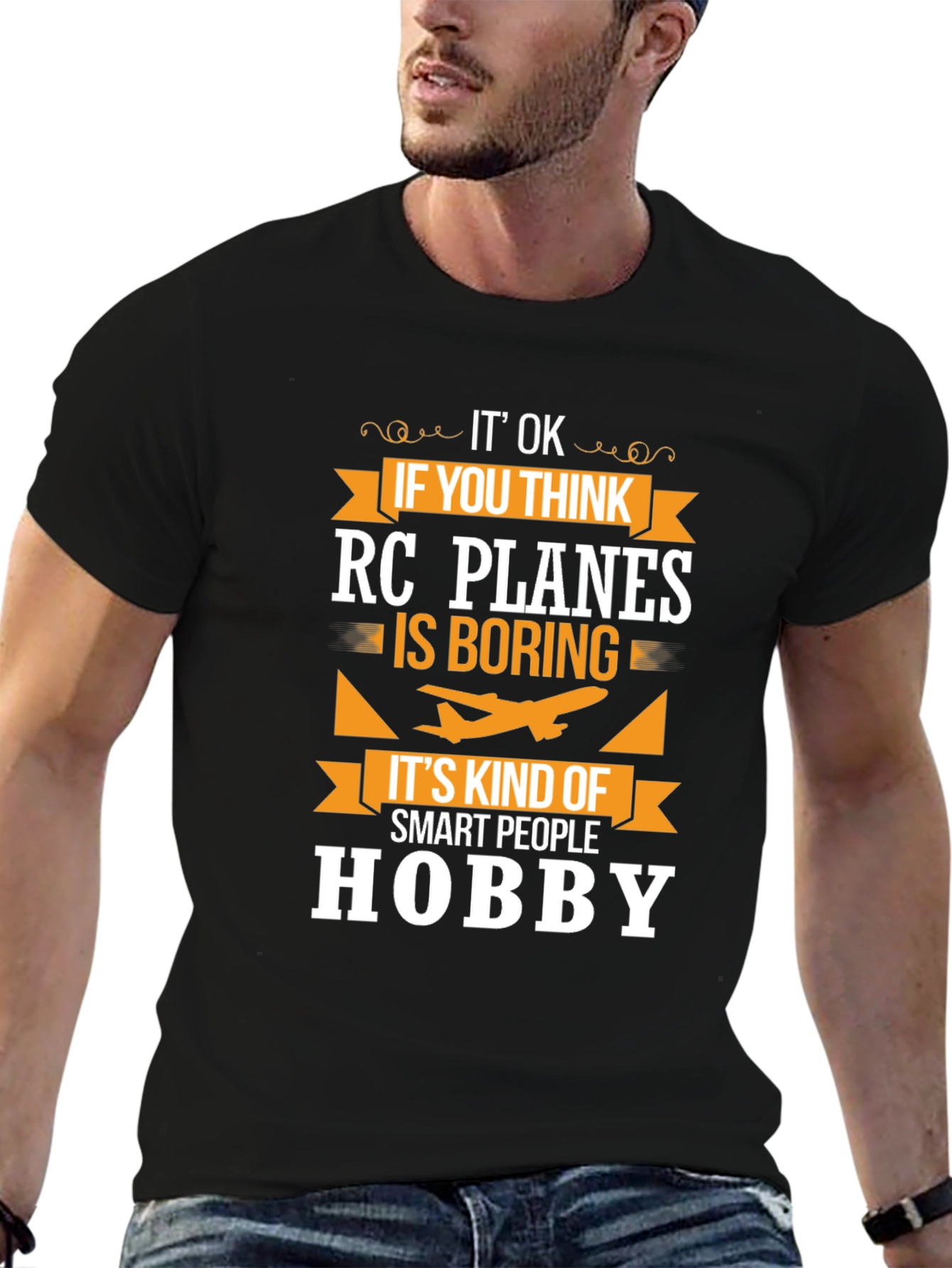 RC Planes Hobby Graphic Tee - Smart People Design