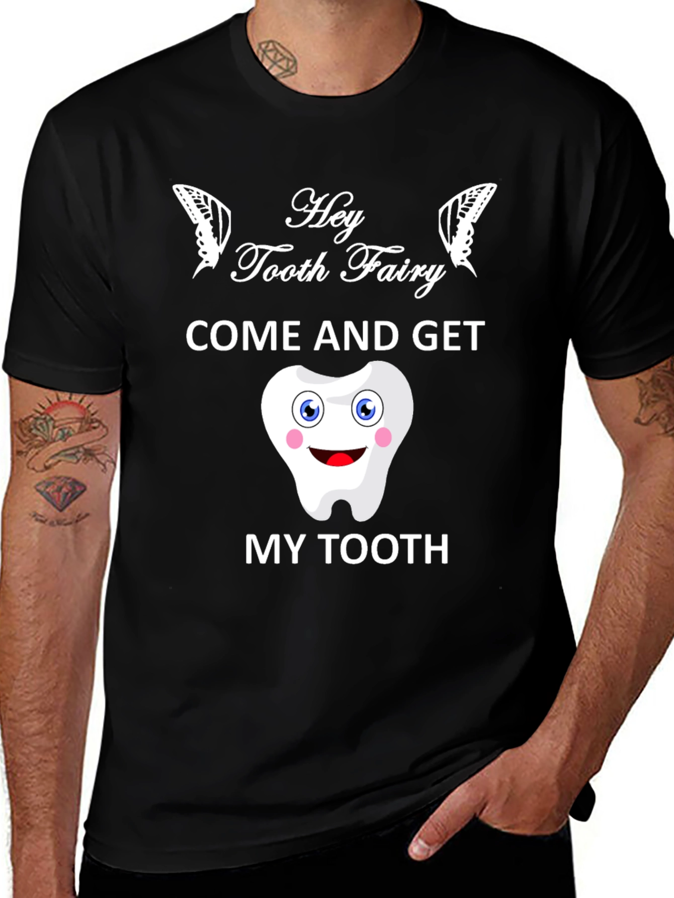 Hey Tooth Fairy T-Shirt Funny Dental Gift