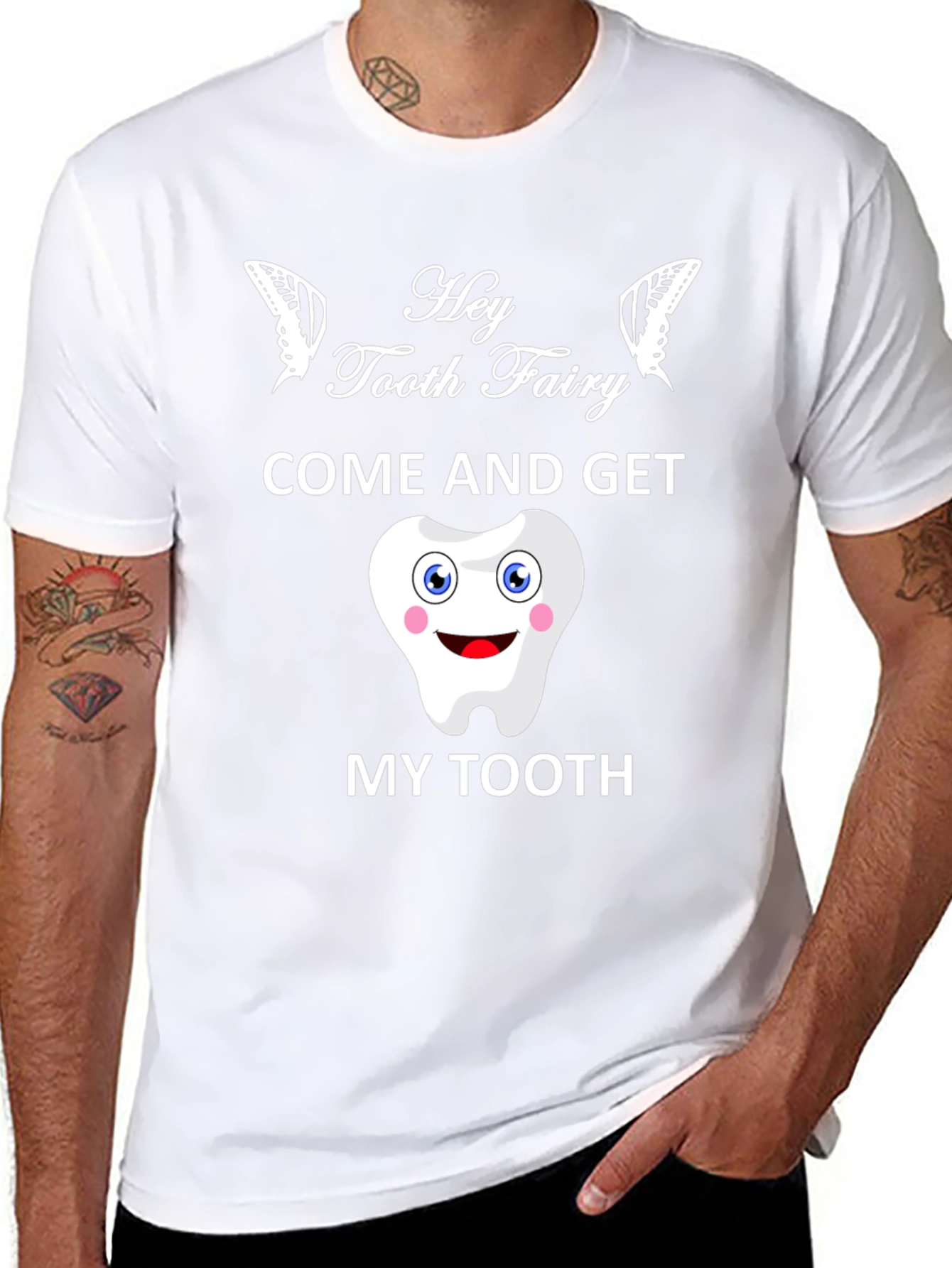 Hey Tooth Fairy T-Shirt Funny Dental Gift