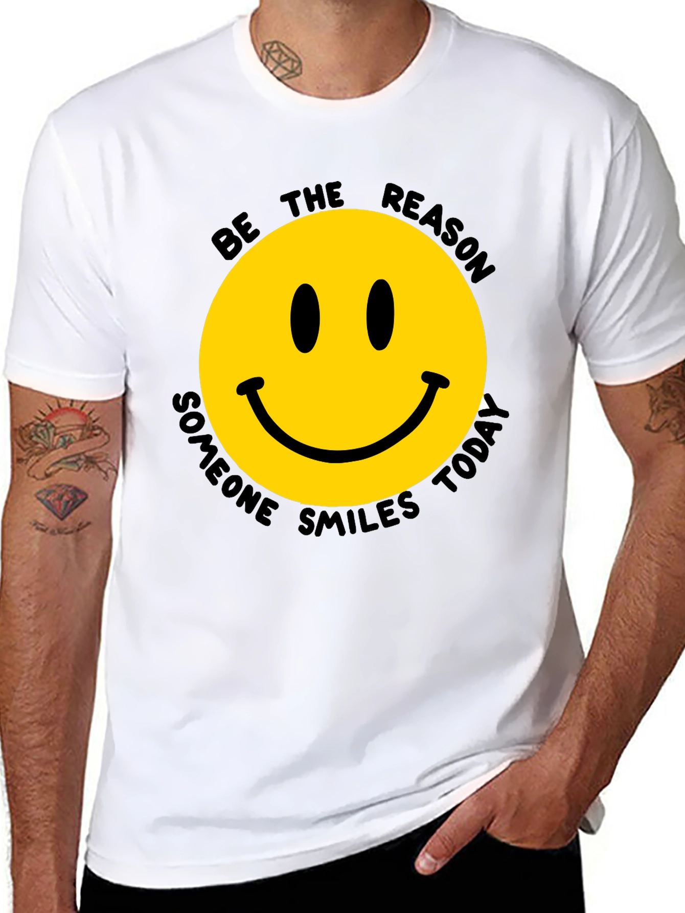 Smiley Face T-Shirt - Be The Reason Someone Smiles