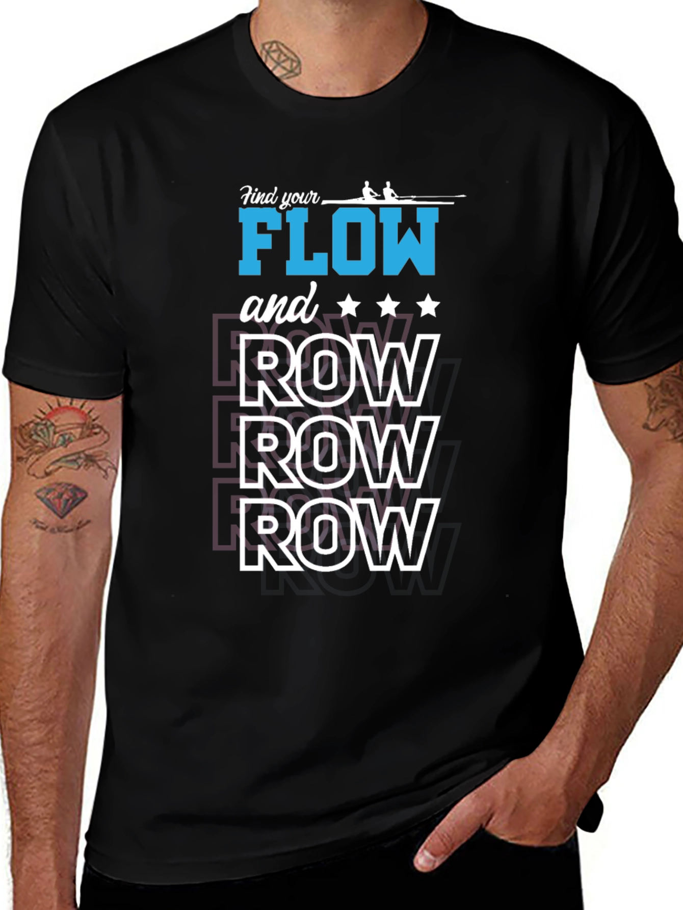 Find Your Flow Row T-Shirt