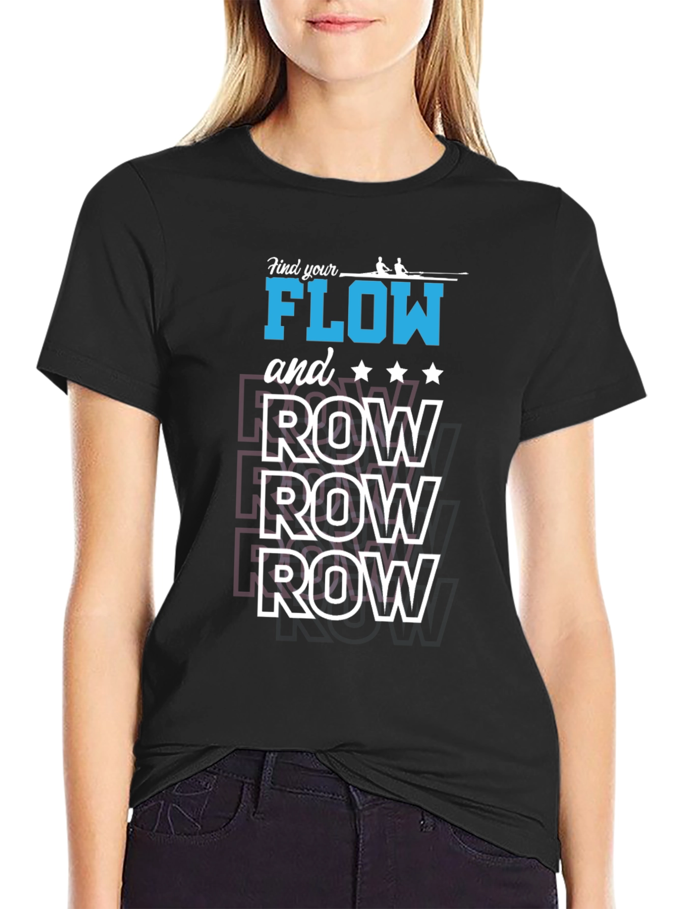 Find Your Flow Row T-Shirt
