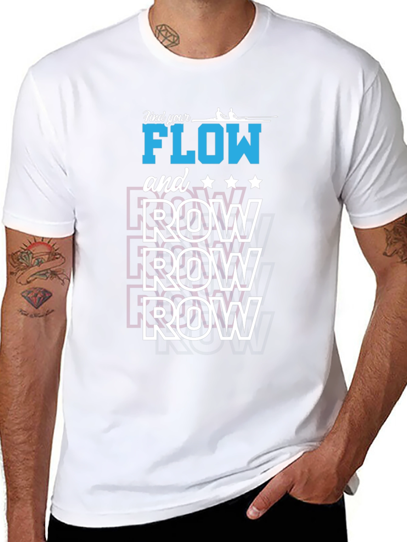Find Your Flow Row T-Shirt