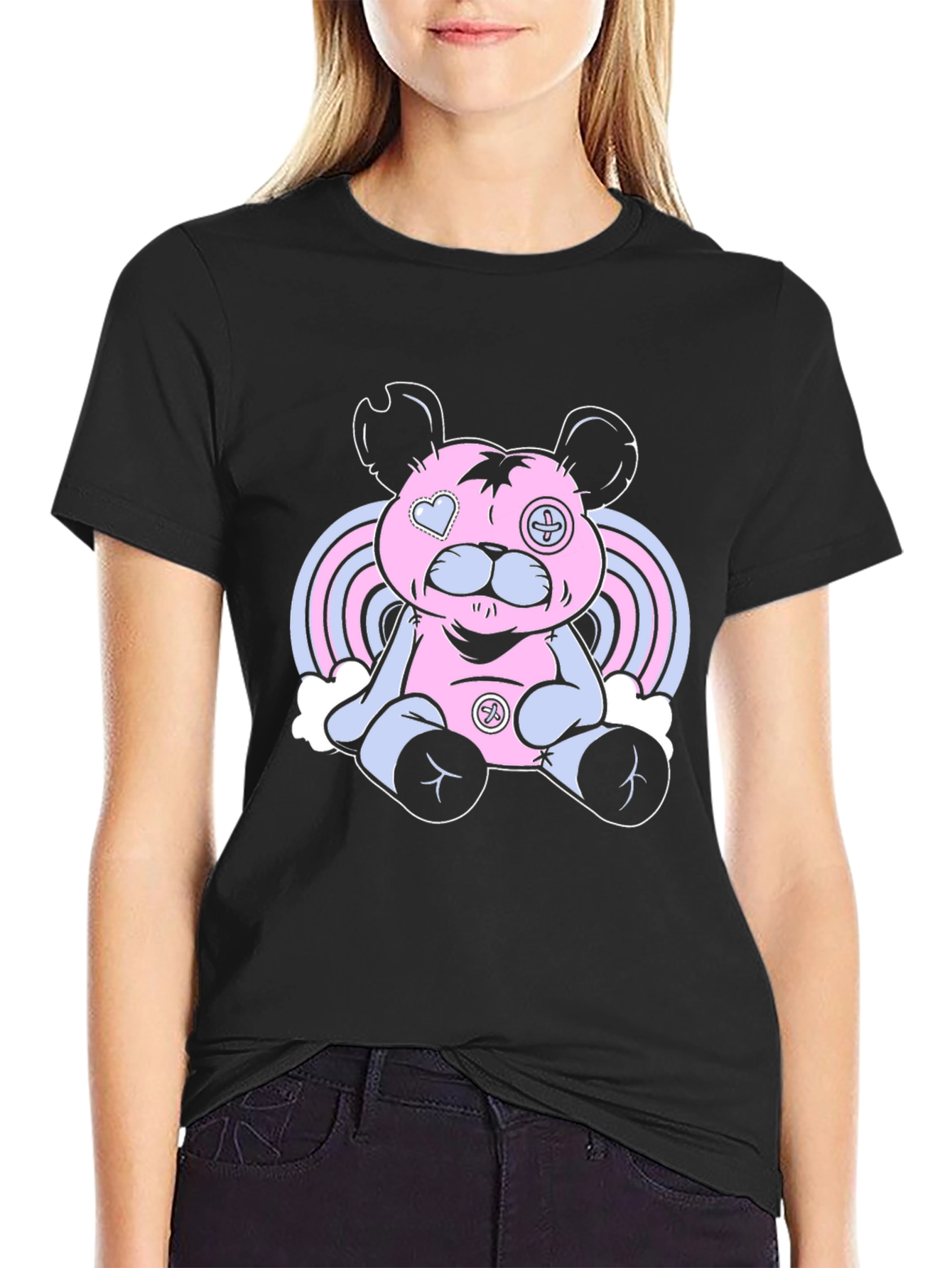 Cool Teddy Bear Graphic Tee