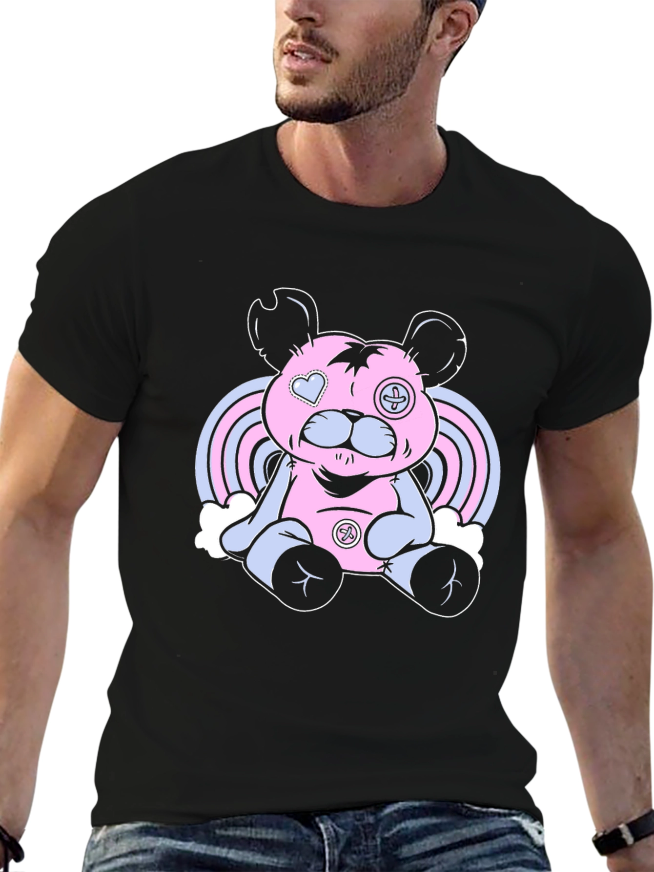 Cool Teddy Bear Graphic Tee