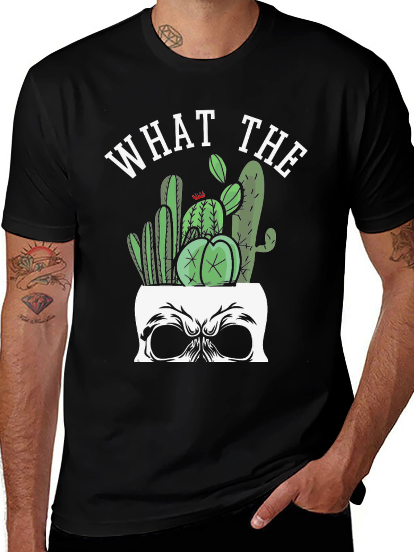 What the Succulent Skull Tee
