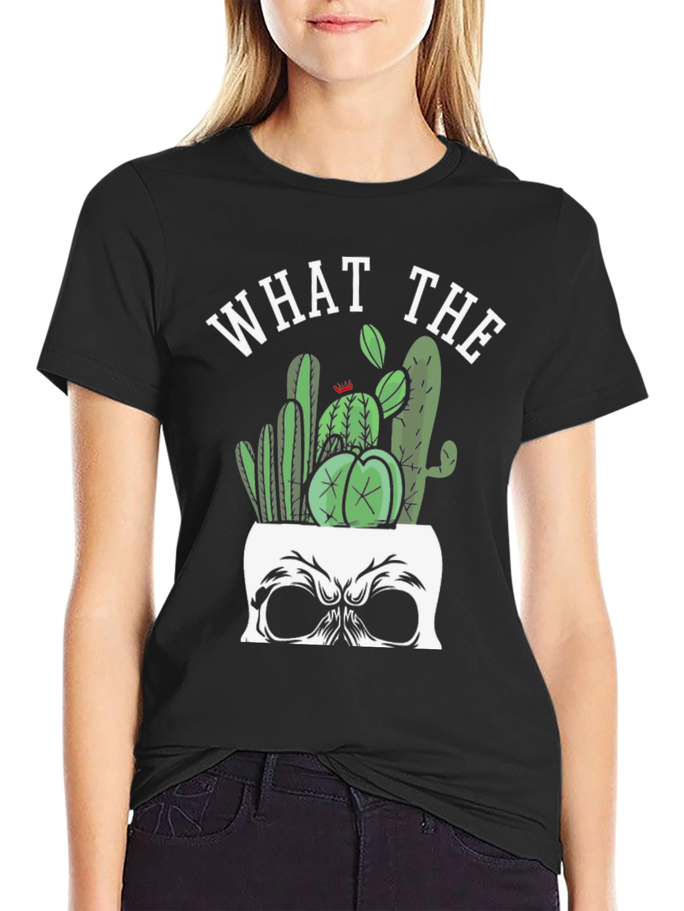 What the Succulent Skull Tee
