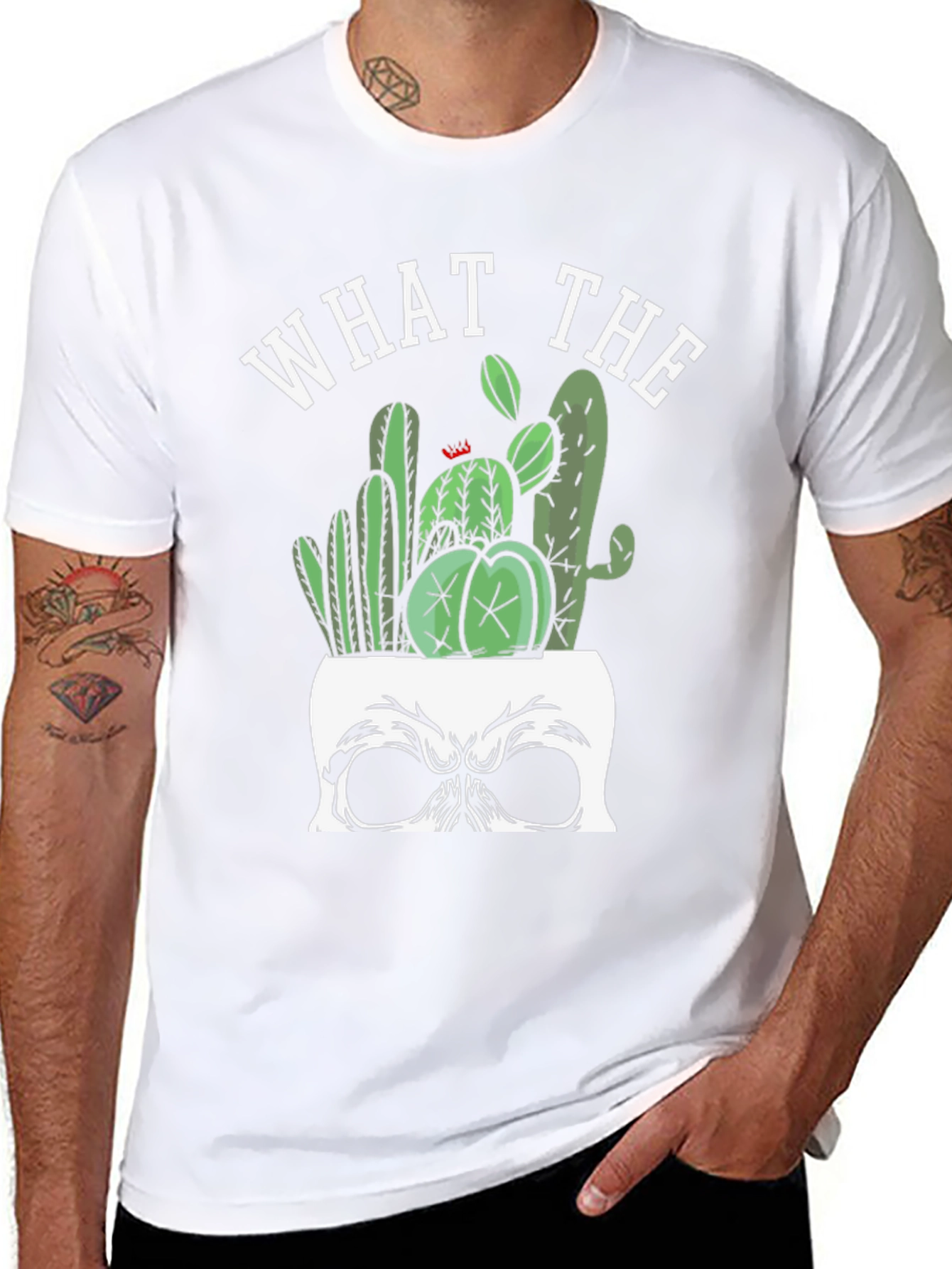 What the Succulent Skull Tee