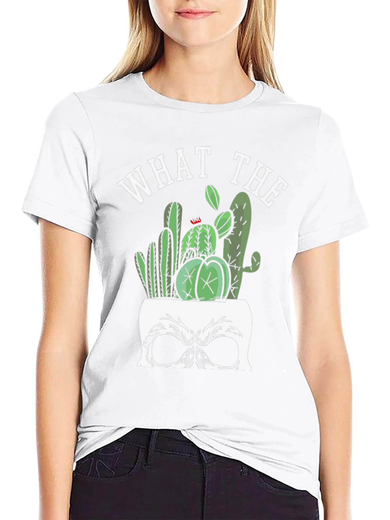 What the Succulent Skull Tee