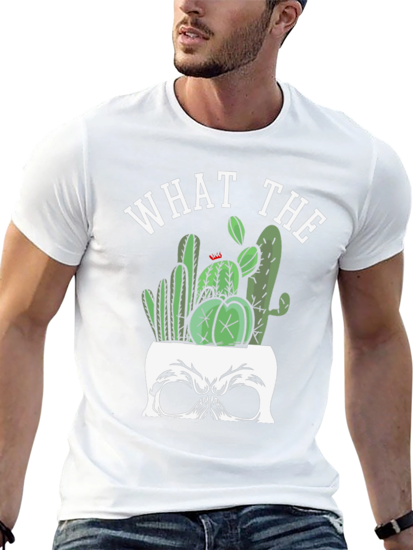 What the Succulent Skull Tee