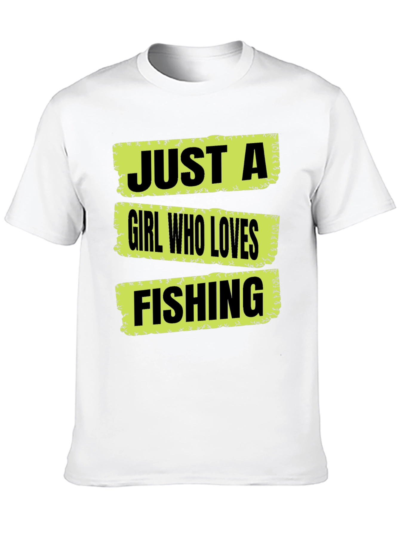 Just A Girl Who Loves Fishing Graphic T-Shirt