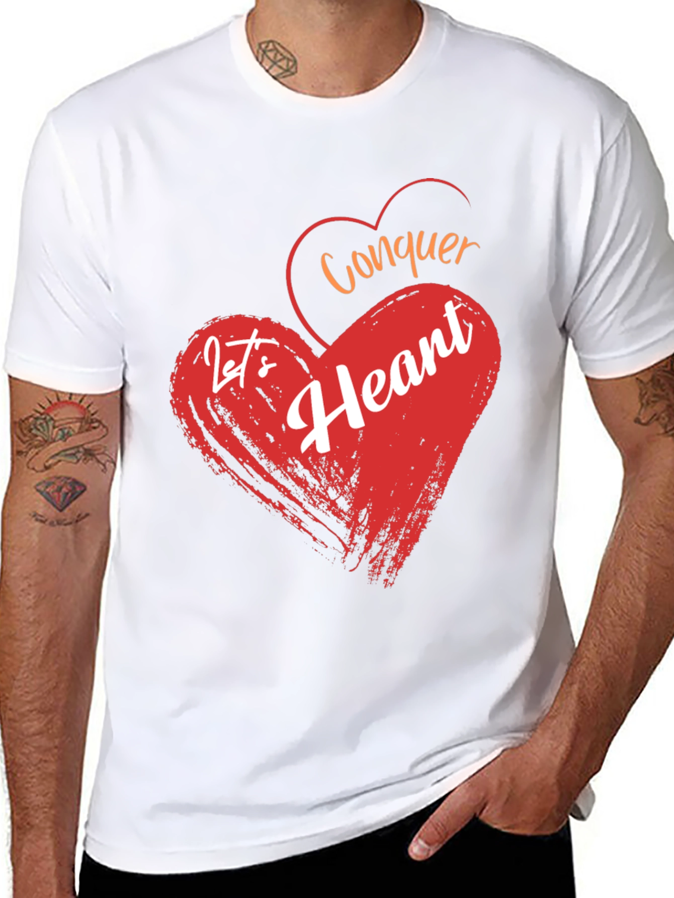 Conquer Heart T-Shirt - Valentines Day Special
