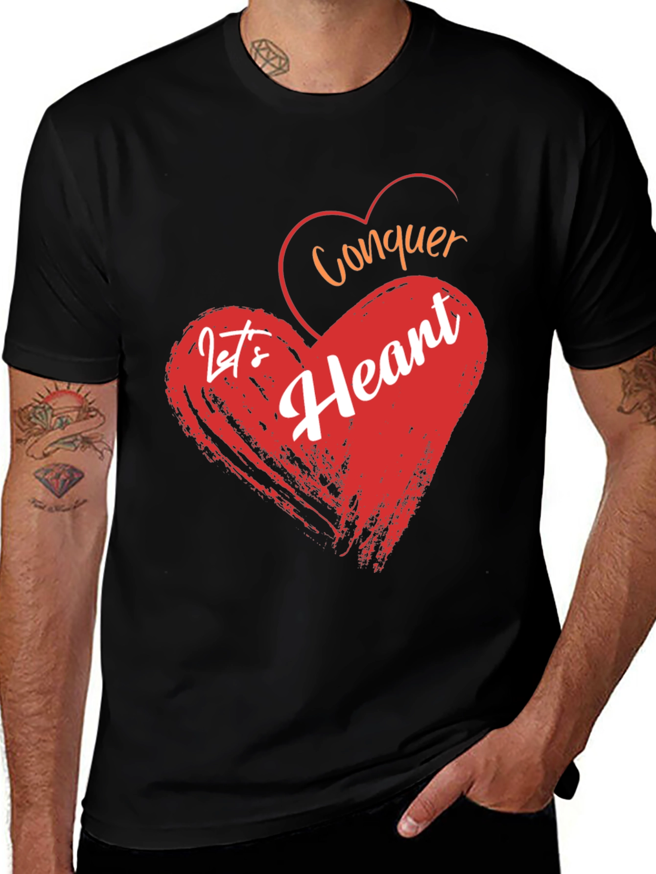 Conquer Heart T-Shirt - Valentines Day Special