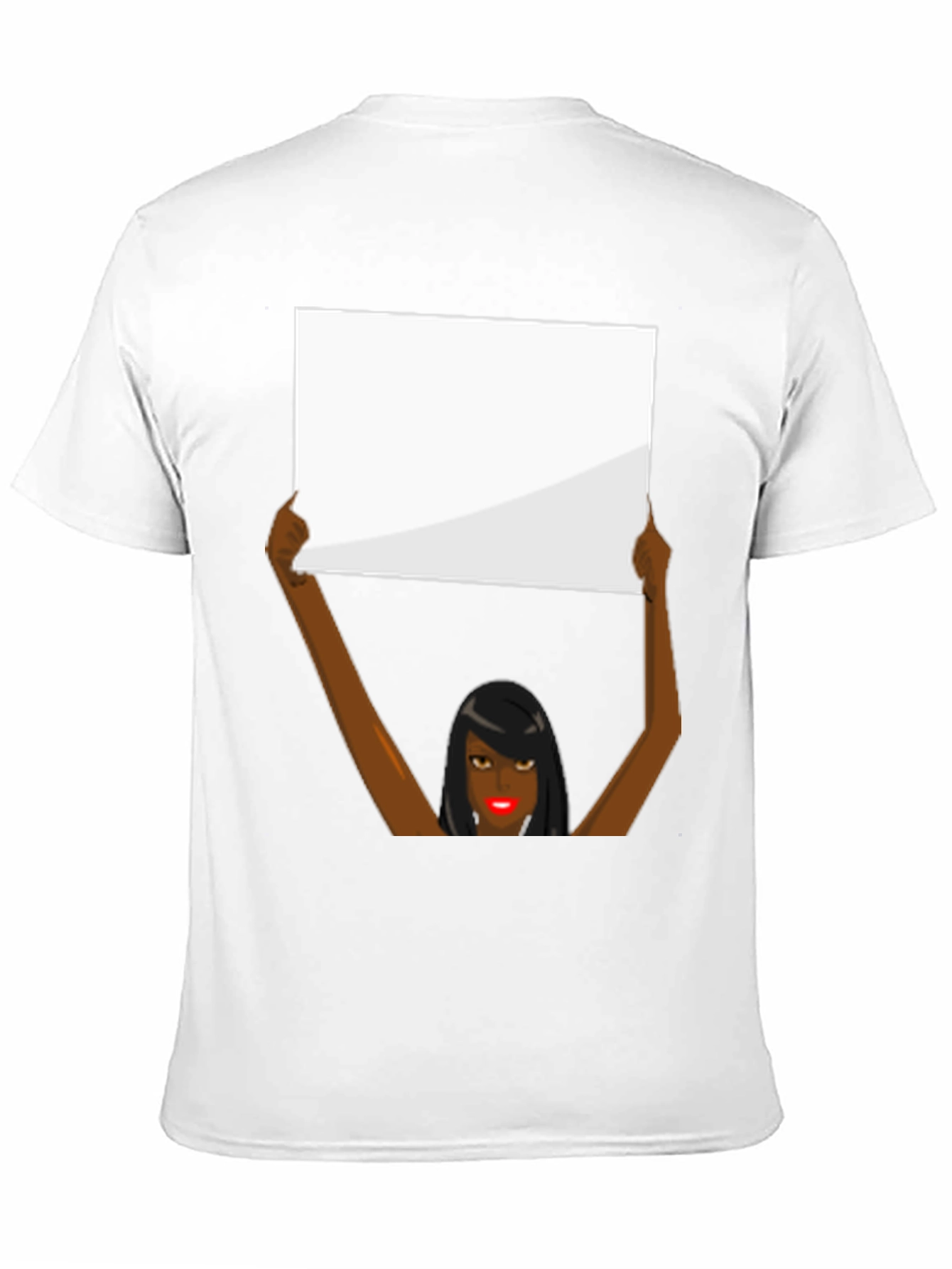Graphic Tee - Woman Holding Sign