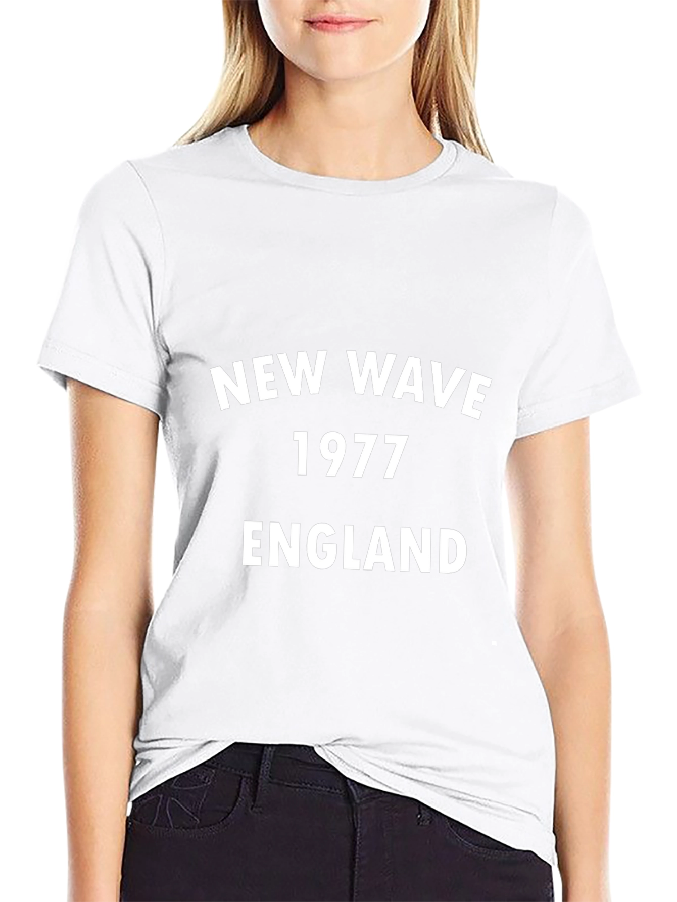 New Wave 1977 England Black T-Shirt