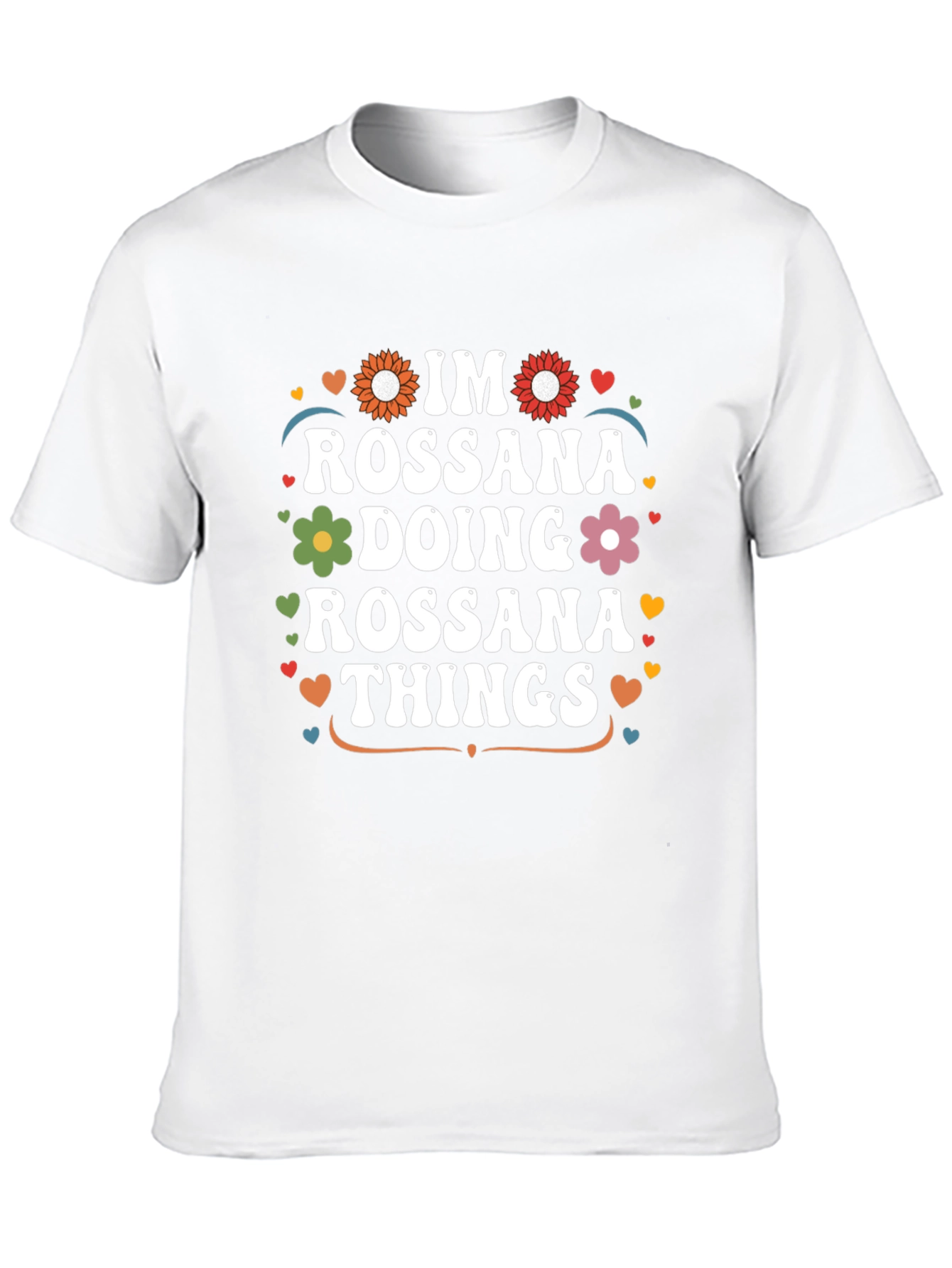 Rossana Things T-Shirt - Personalized Name Tee