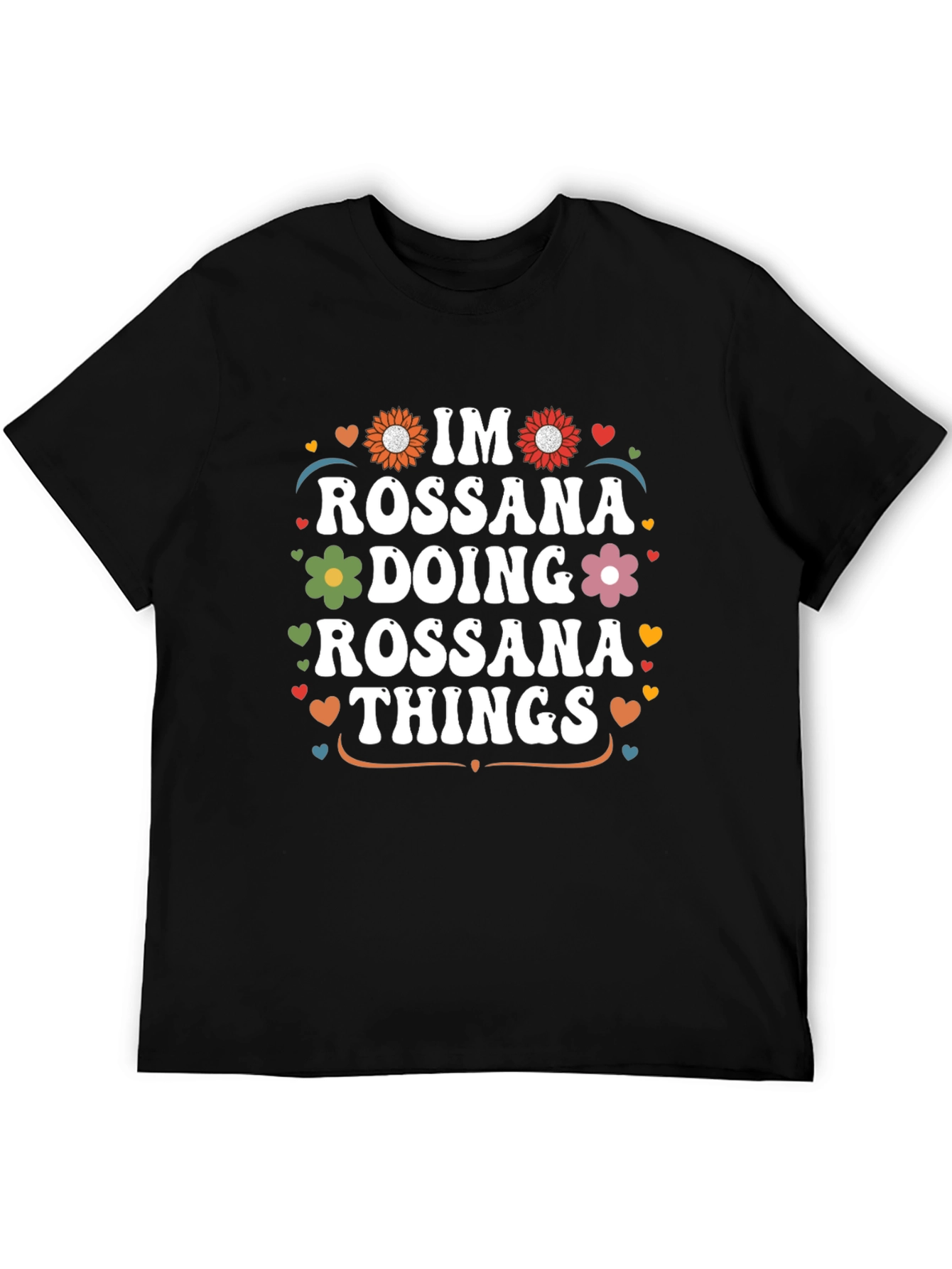 Rossana Things T-Shirt - Personalized Name Tee