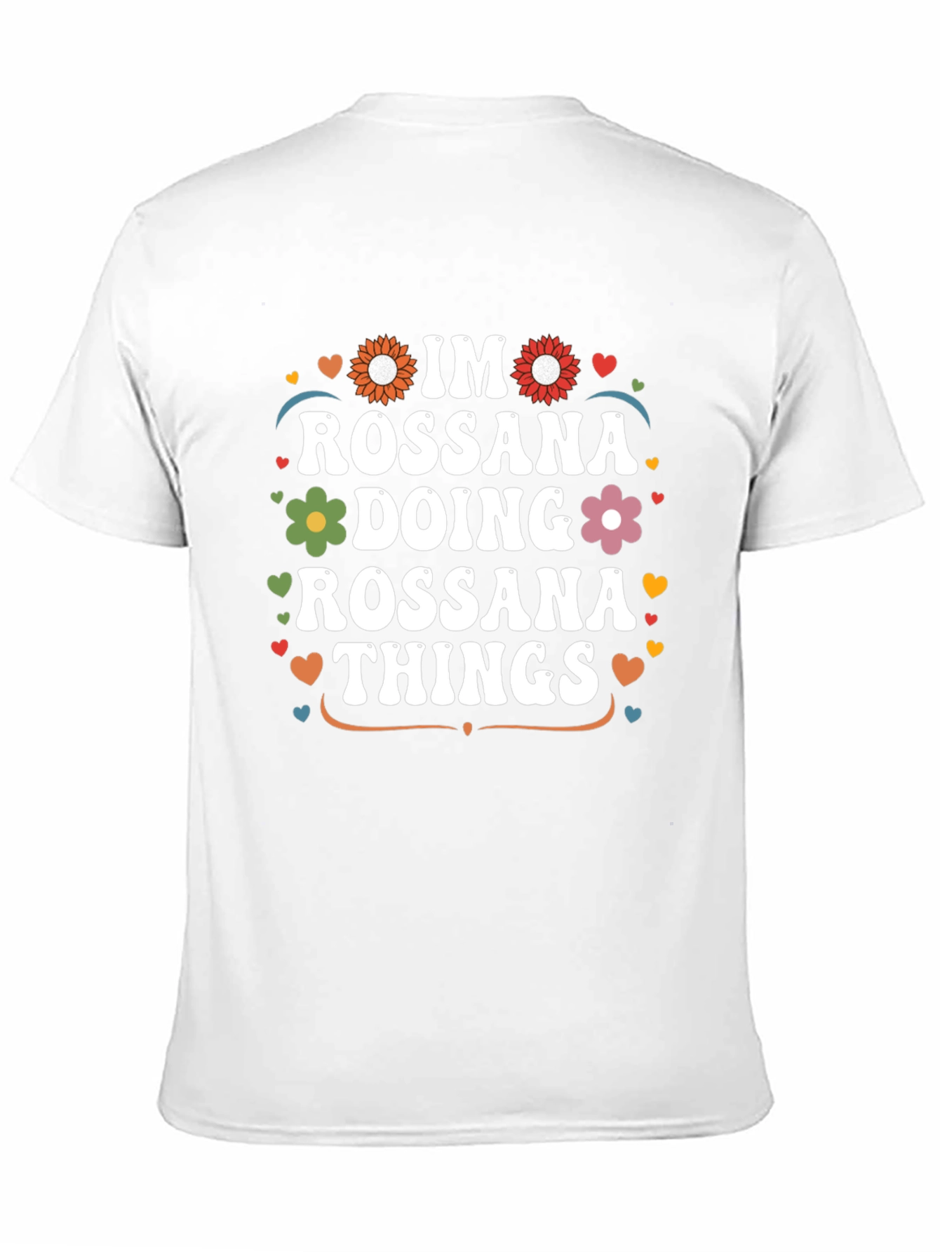 Rossana Things T-Shirt - Personalized Name Tee