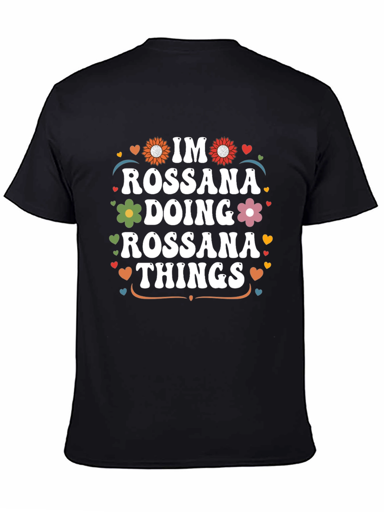 Rossana Things T-Shirt - Personalized Name Tee