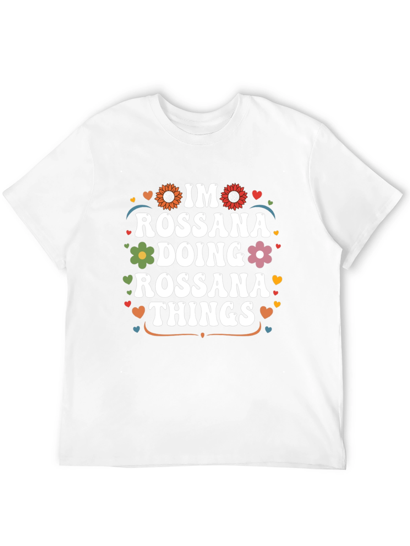 Rossana Things T-Shirt - Personalized Name Tee