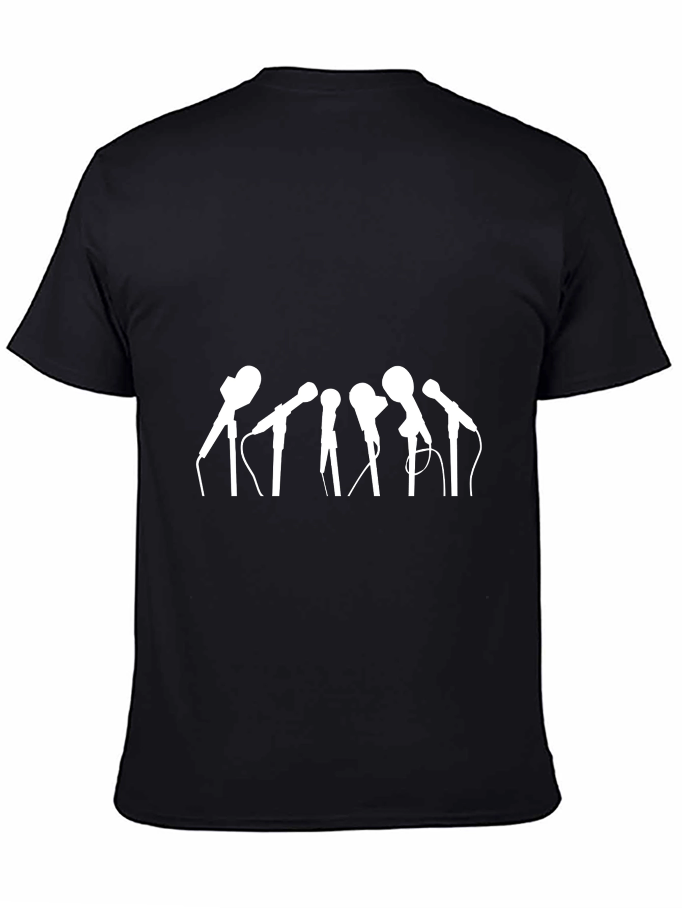 Microphone Array Graphic Tee - Black