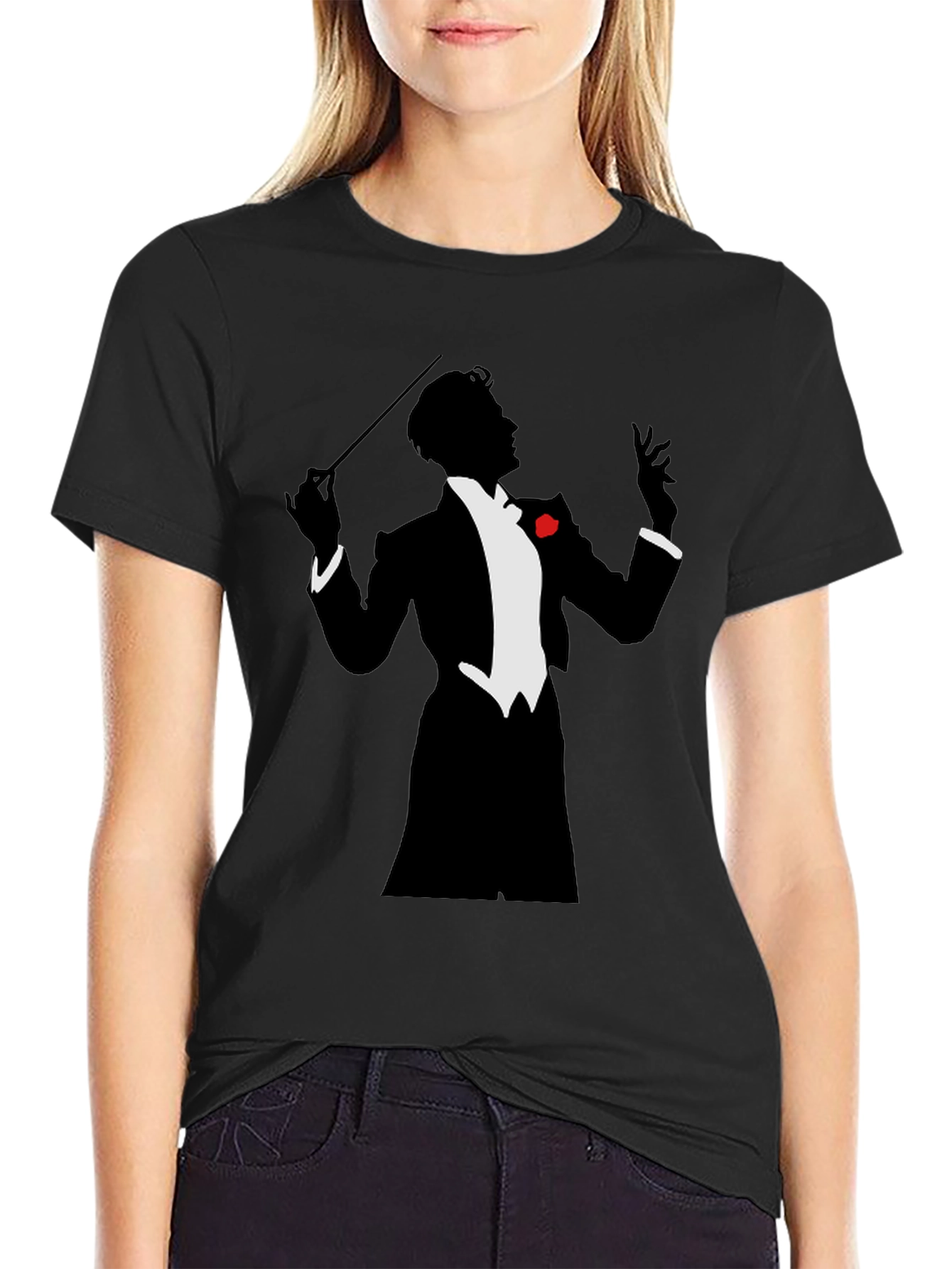 Conductor Silhouette T-Shirt - Music Lover Tee