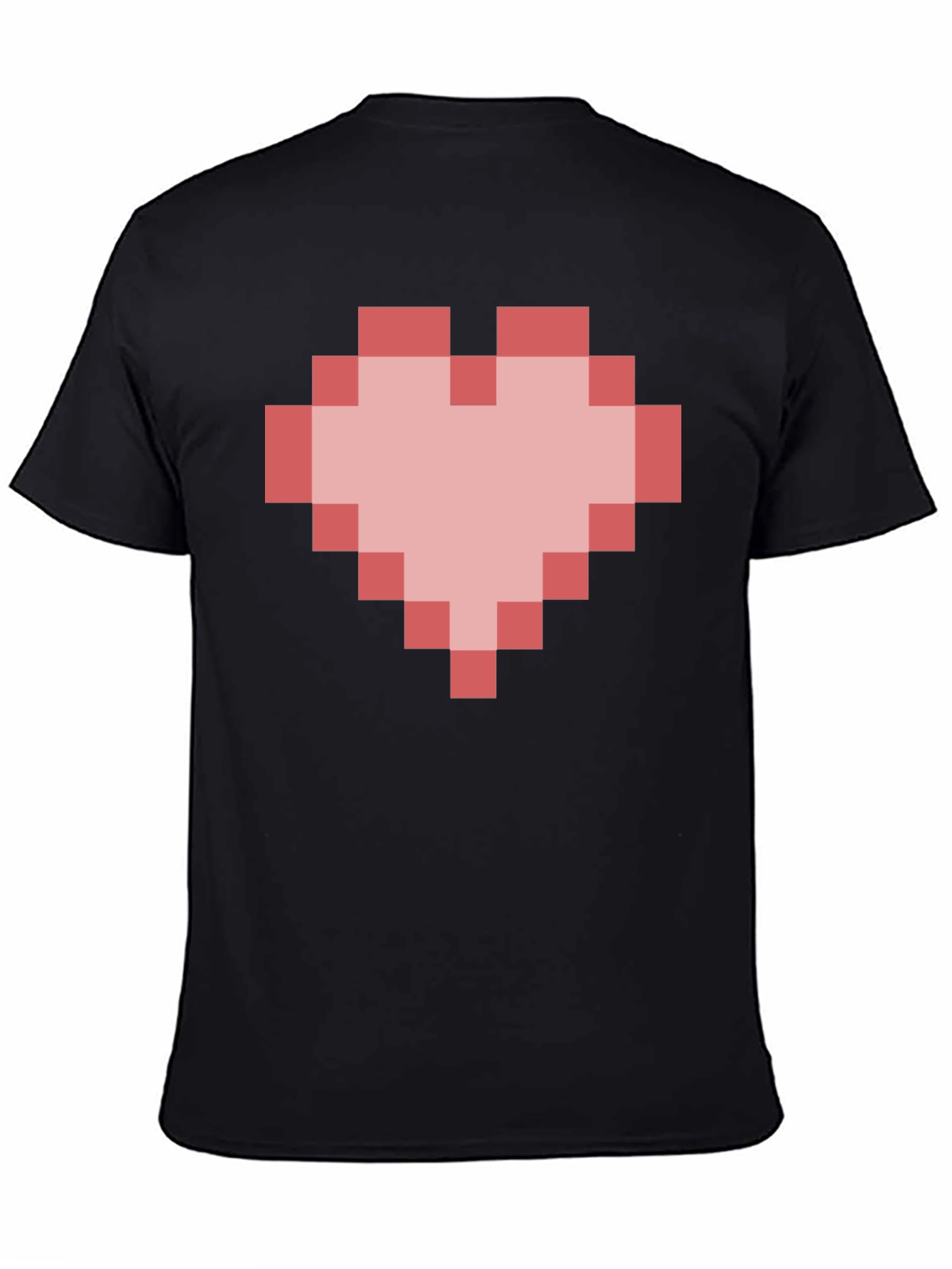 Pixel Heart Graphic T-Shirt - Gamer Style