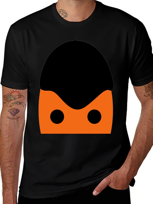 Funny Ninja Mask Graphic Tee - Soft Cotton Shirt
