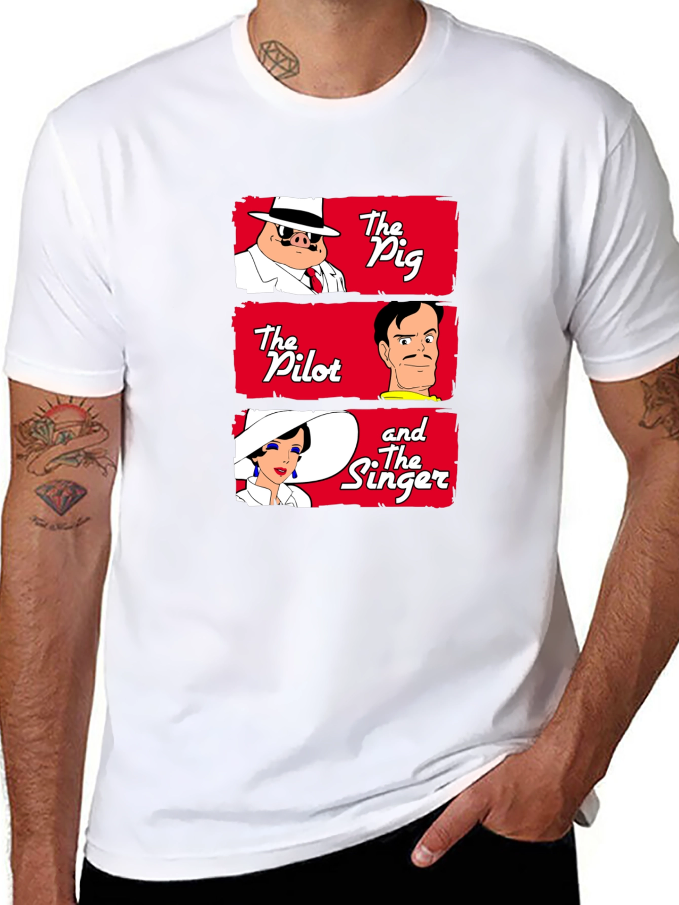 Talespin The Pig The Pilot and The Singer T-Shirt