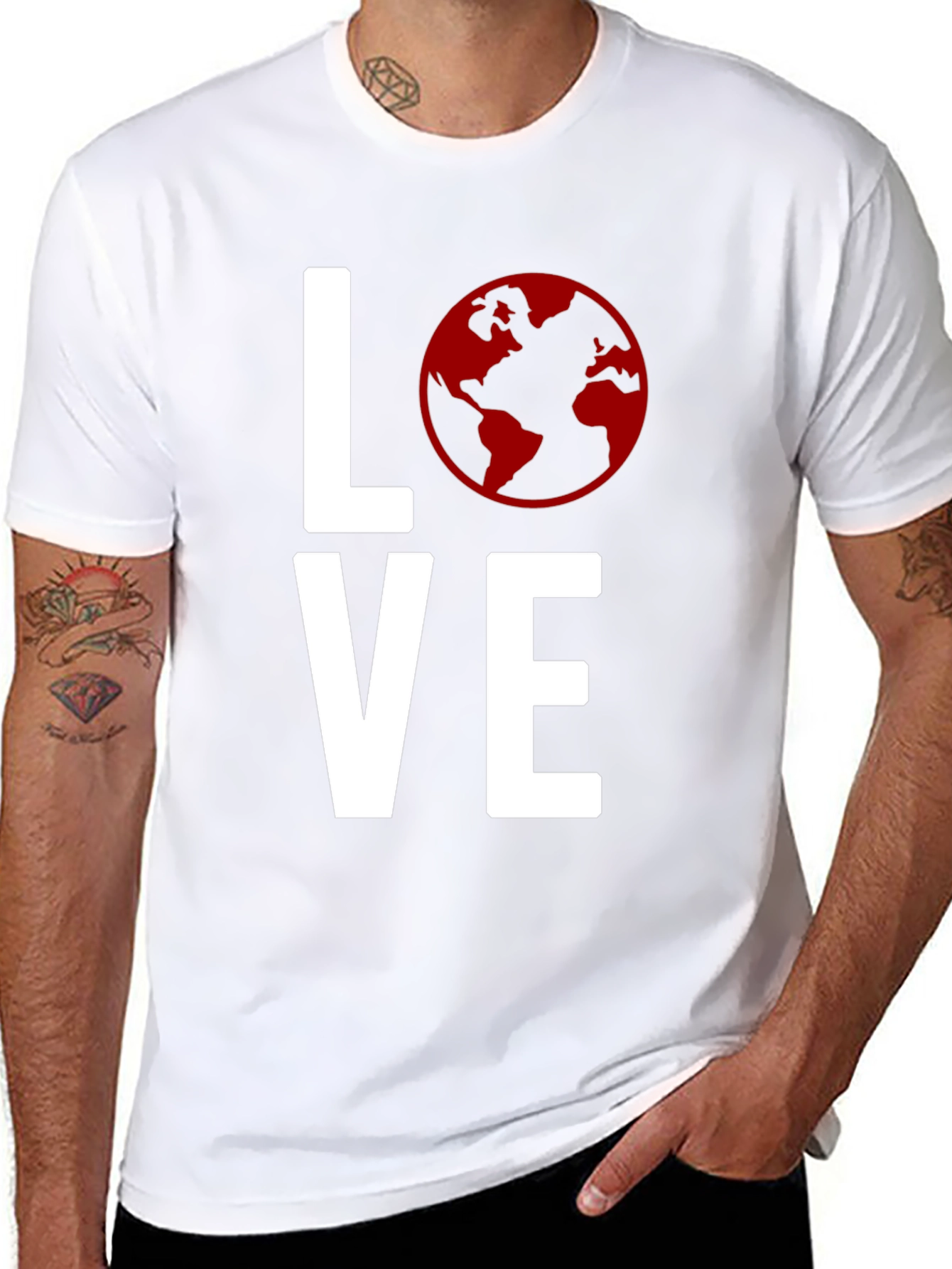 Love Earth Graphic Tee - Eco-Friendly Design