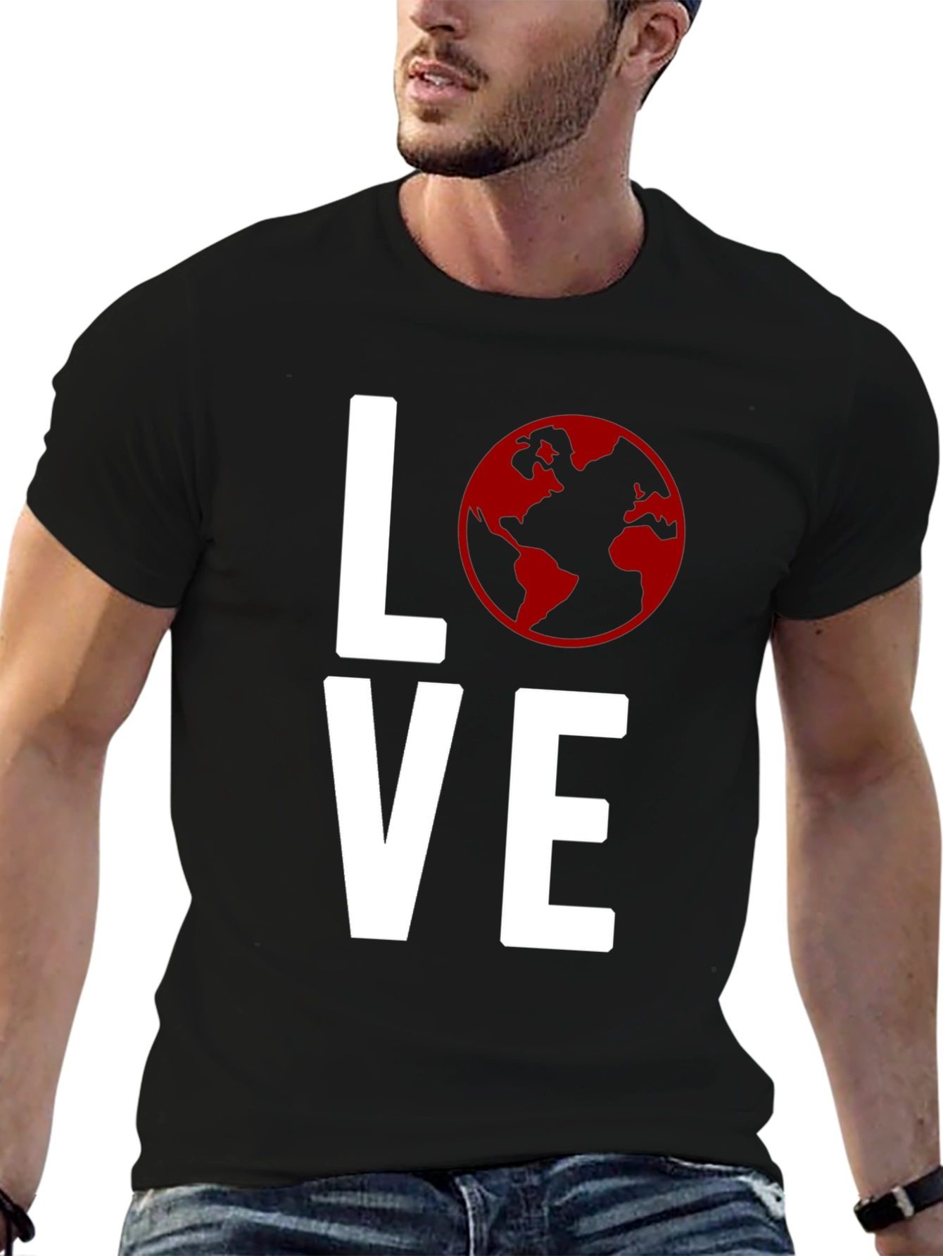 Love Earth Graphic Tee - Eco-Friendly Design