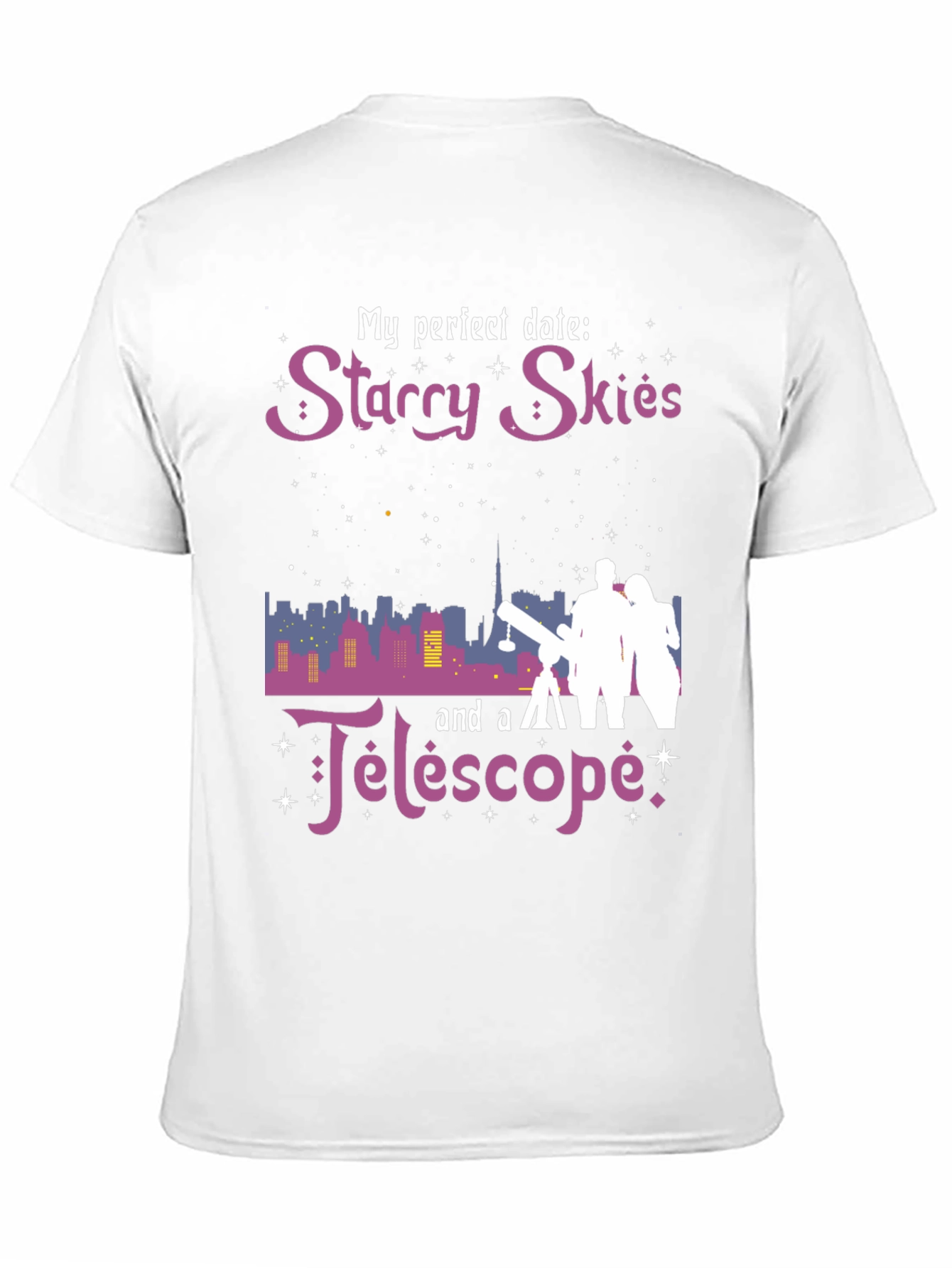 Starry Skies Telescope Graphic Tee