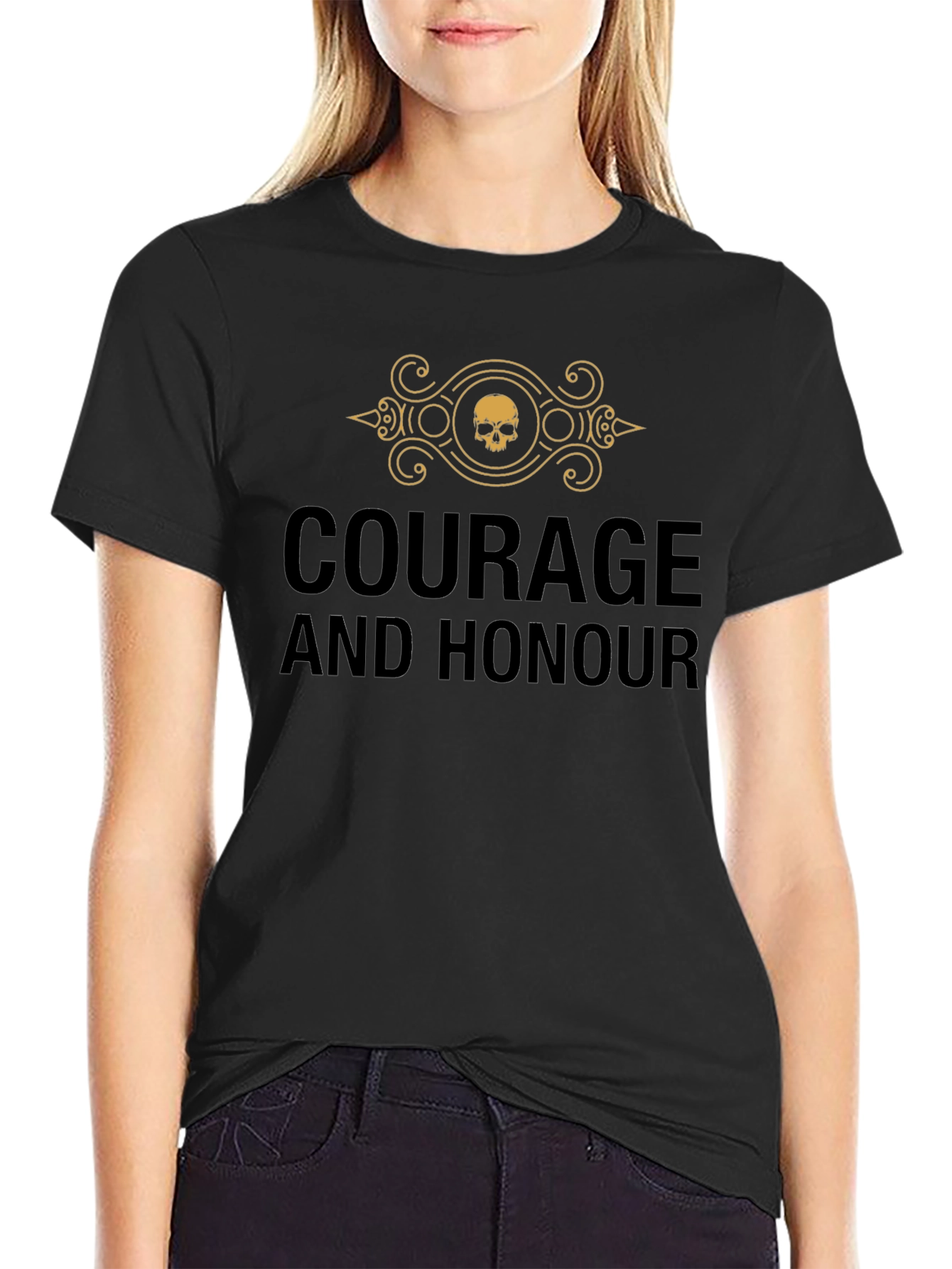 Courage and Honour Graphic Print T-Shirt