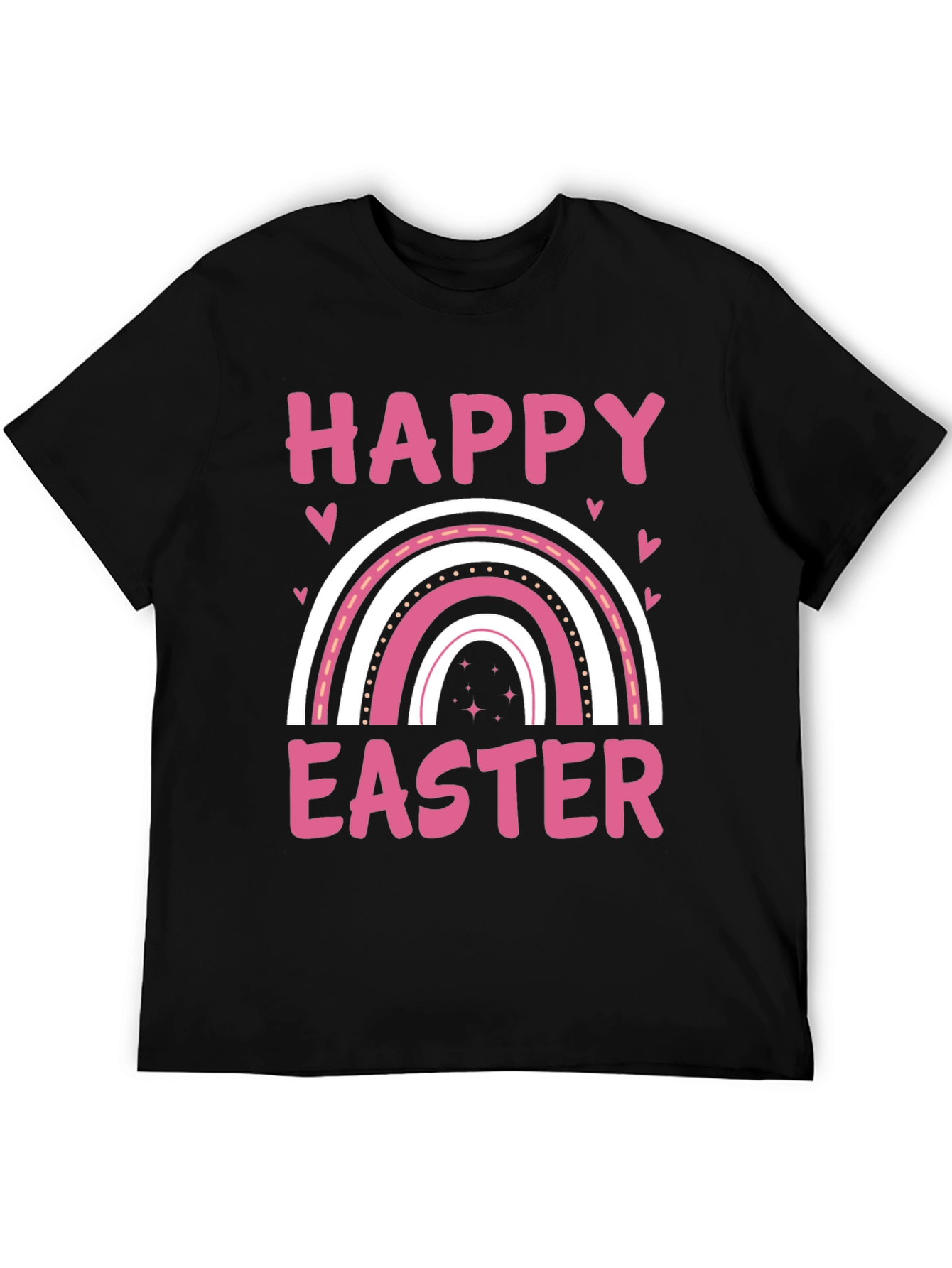 Happy Easter Rainbow Graphic T-Shirt