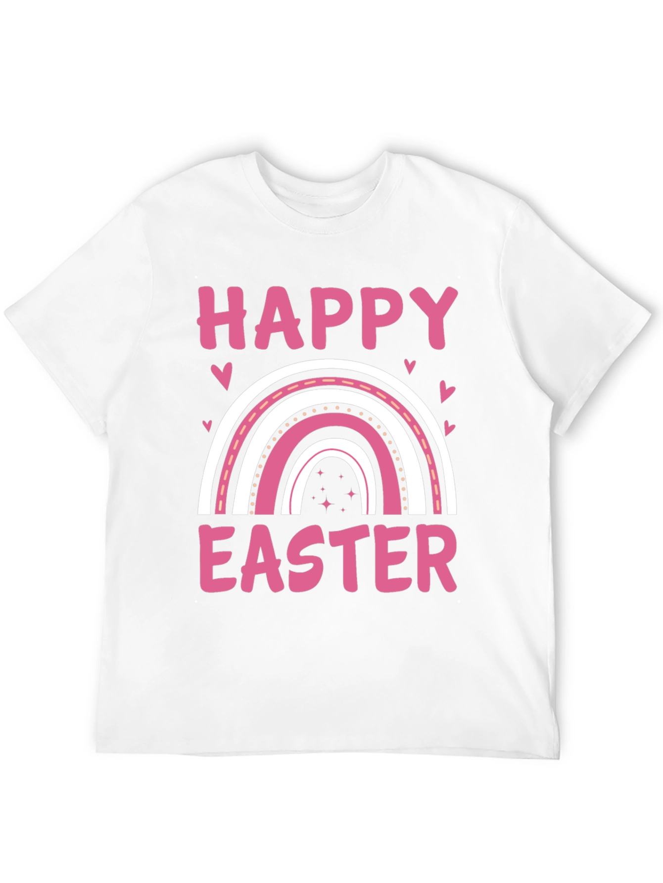 Happy Easter Rainbow Graphic T-Shirt