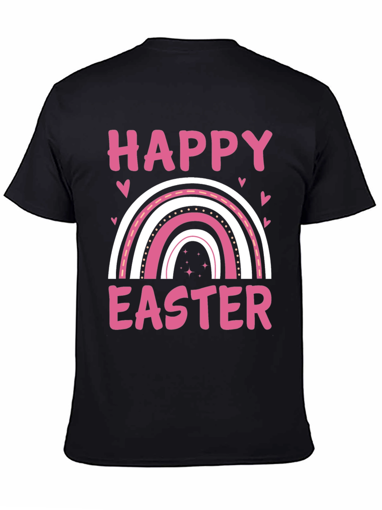 Happy Easter Rainbow Graphic T-Shirt