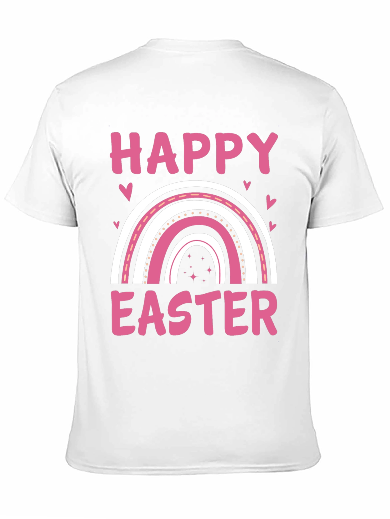 Happy Easter Rainbow Graphic T-Shirt